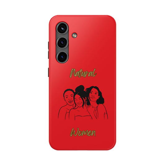 Natural Women Laughing Friends (BL)Tough Phone Cases RED