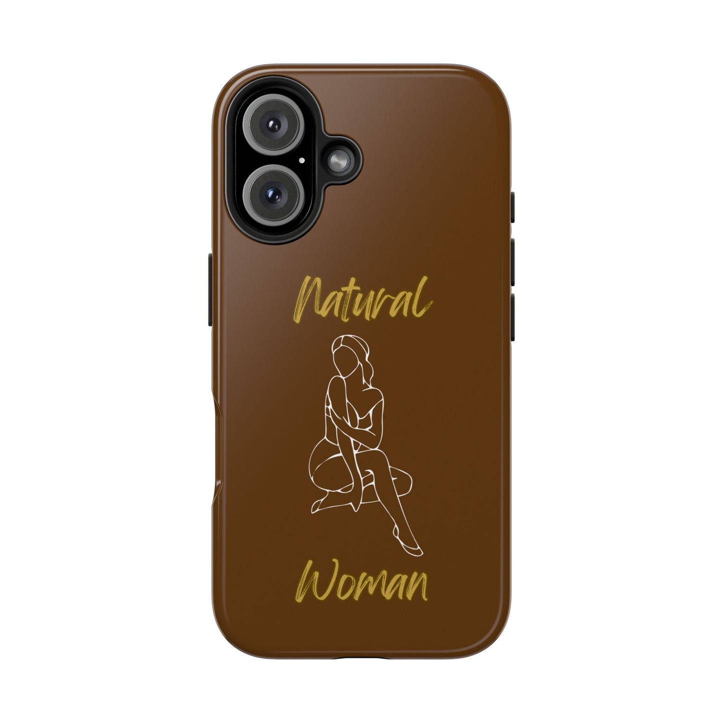 Natural Woman Shoulder Action (WL)Tough Phone Cases BROWN