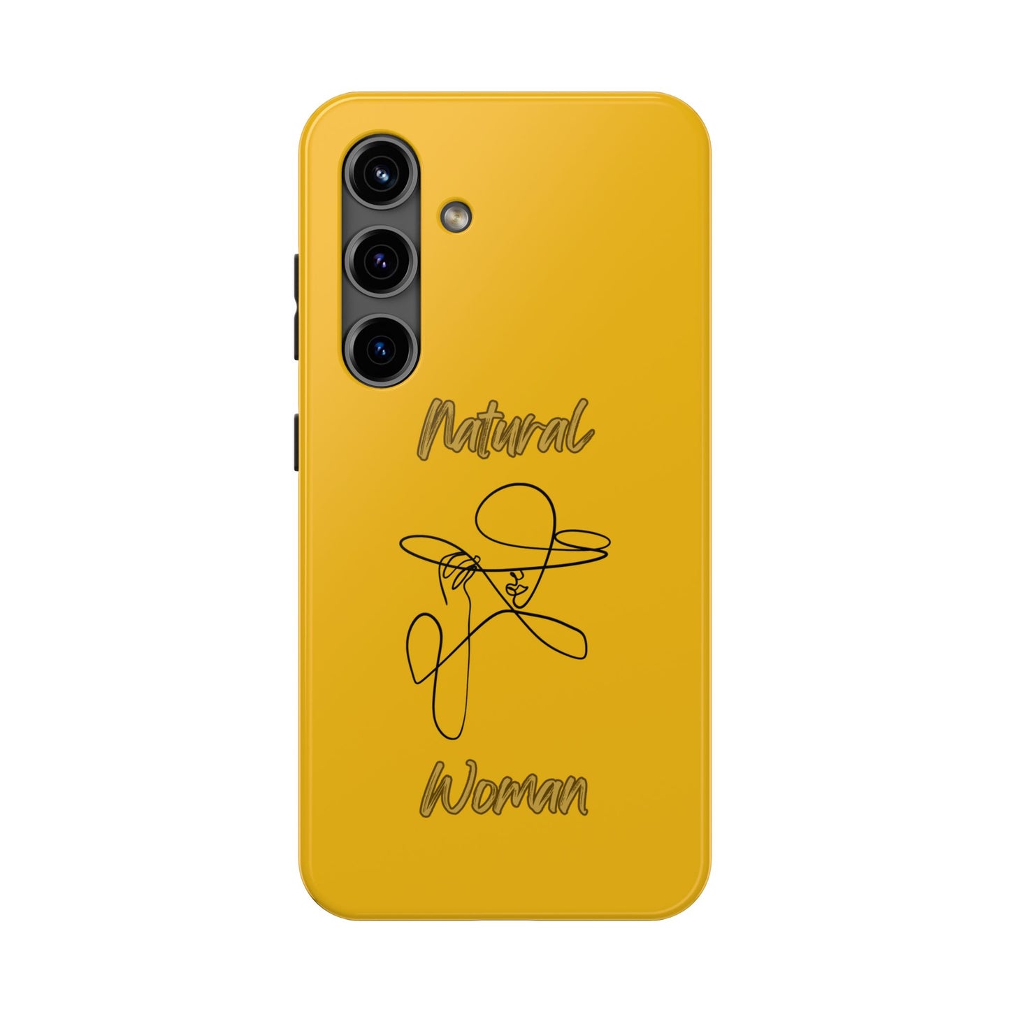 Natural Woman An Original (BL)Tough Phone Cases YELLOW