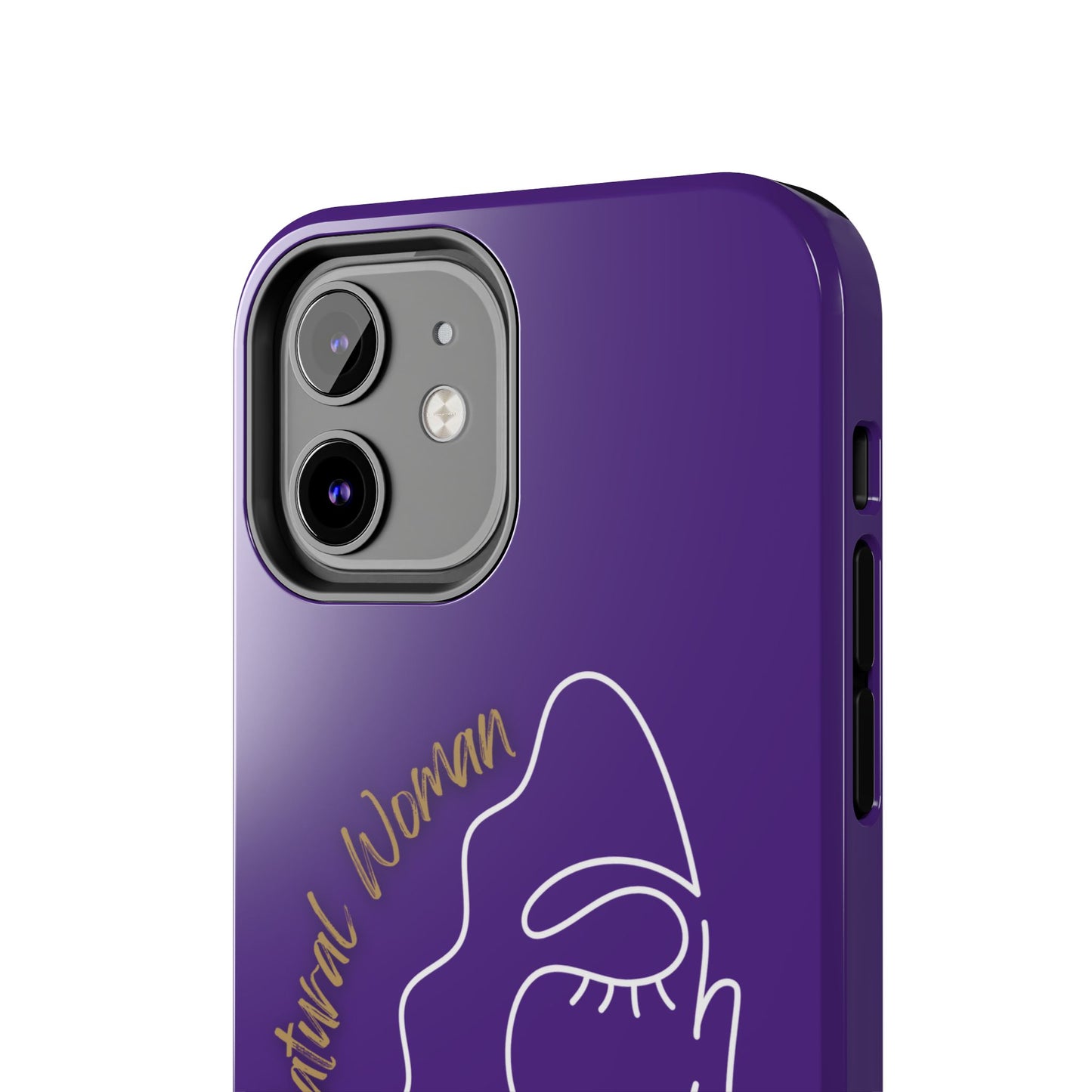 Natural Woman Half Face (WL)Tough Phone Case PURPLE