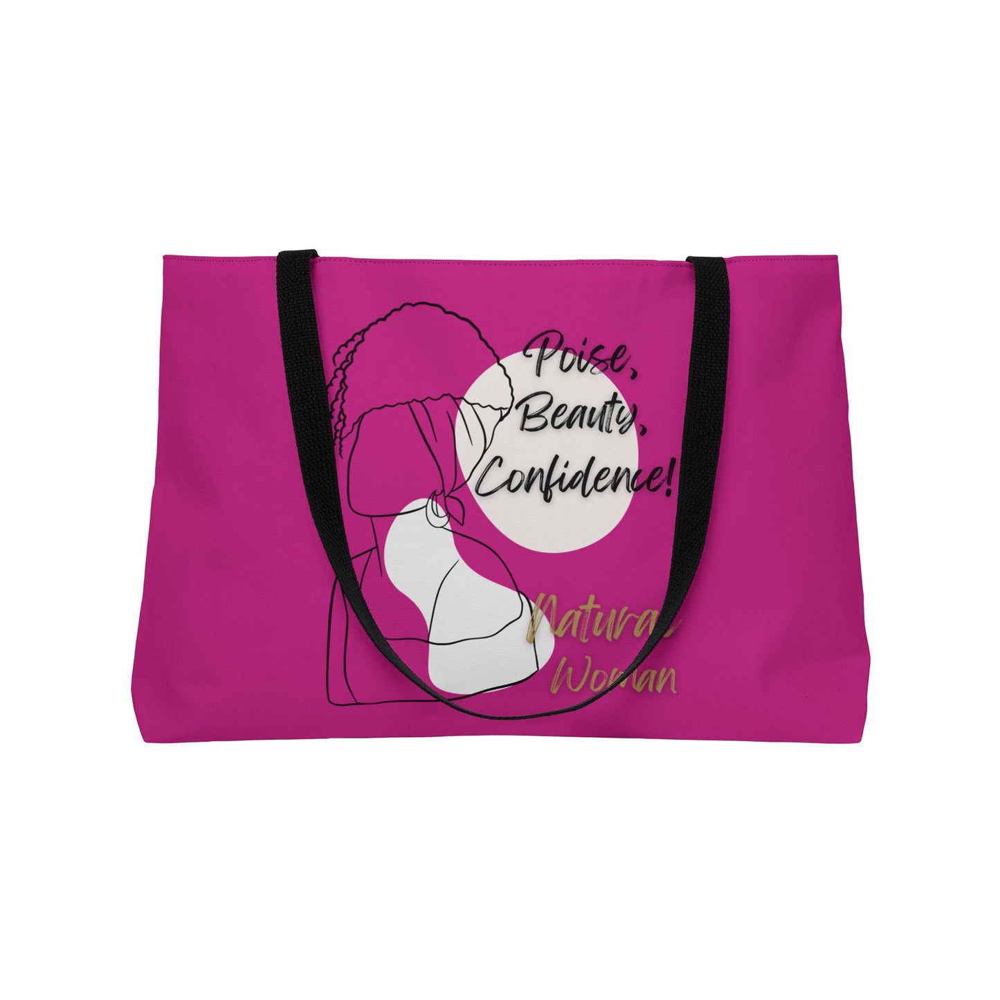 Natural Woman Puff (BL) Weekender Tote Bag PINK