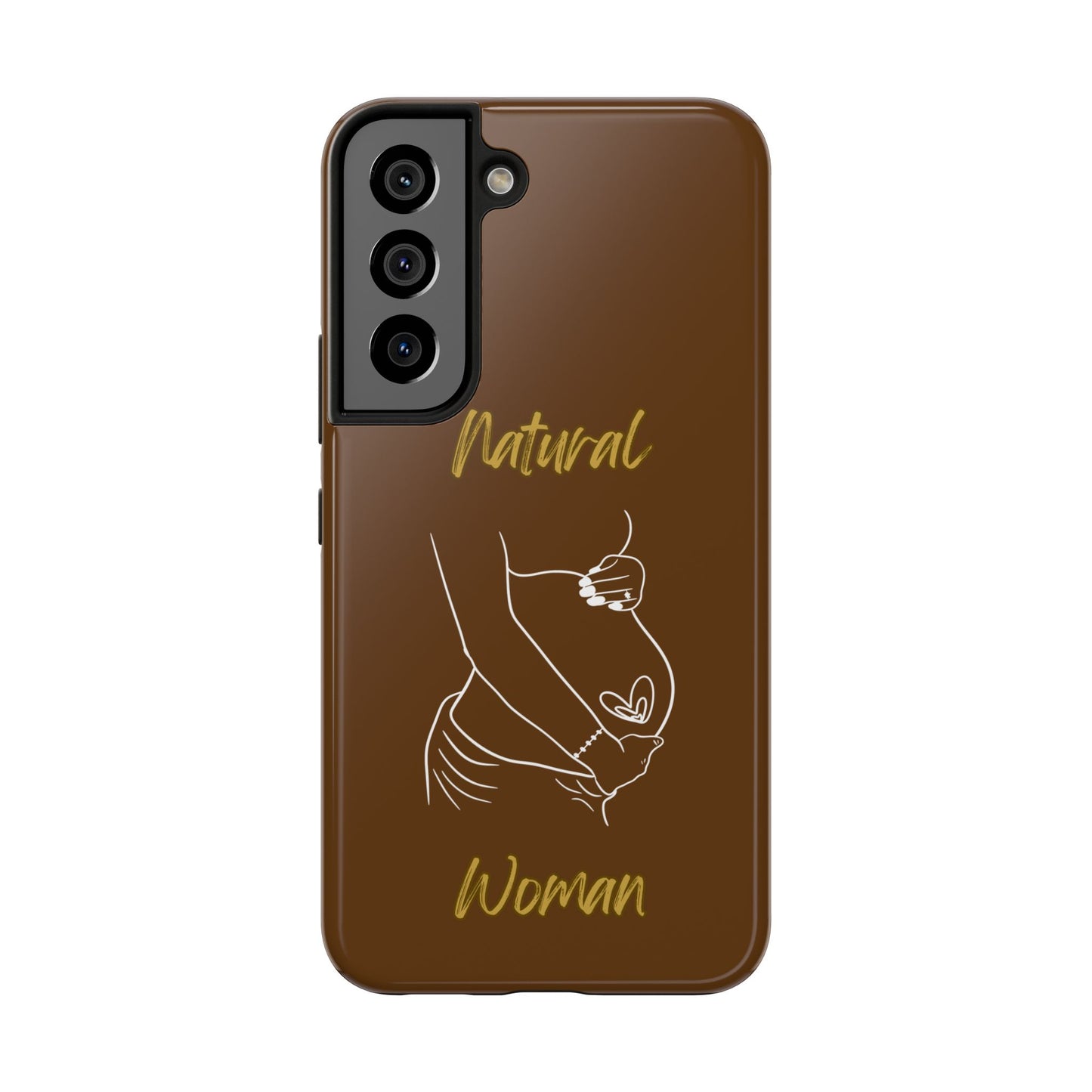 Natural Woman Loved In & Out (WL)Tough Phone Cases BROWN