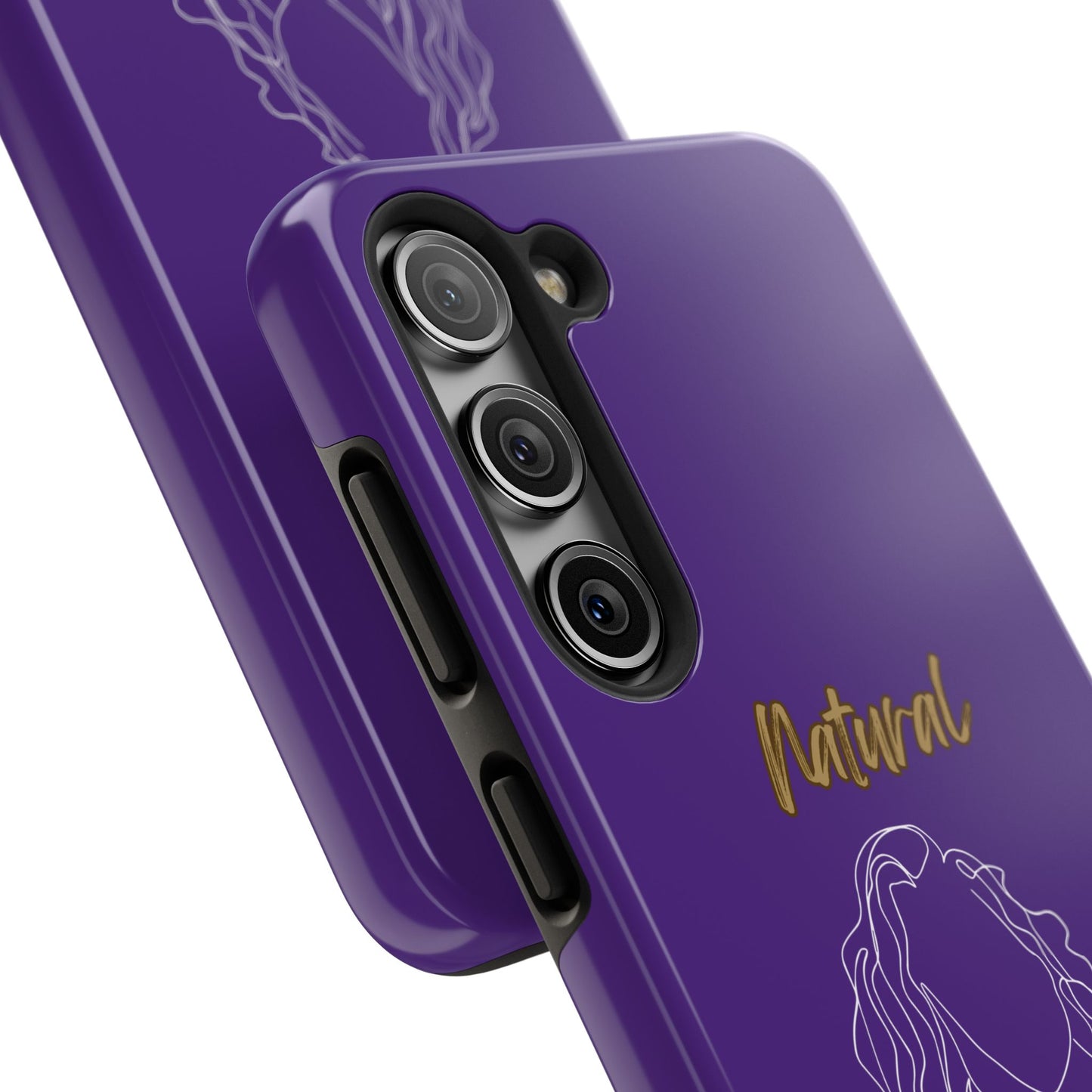 Natural Woman Relaxed (WL) Tough Phone Cases PURPLE