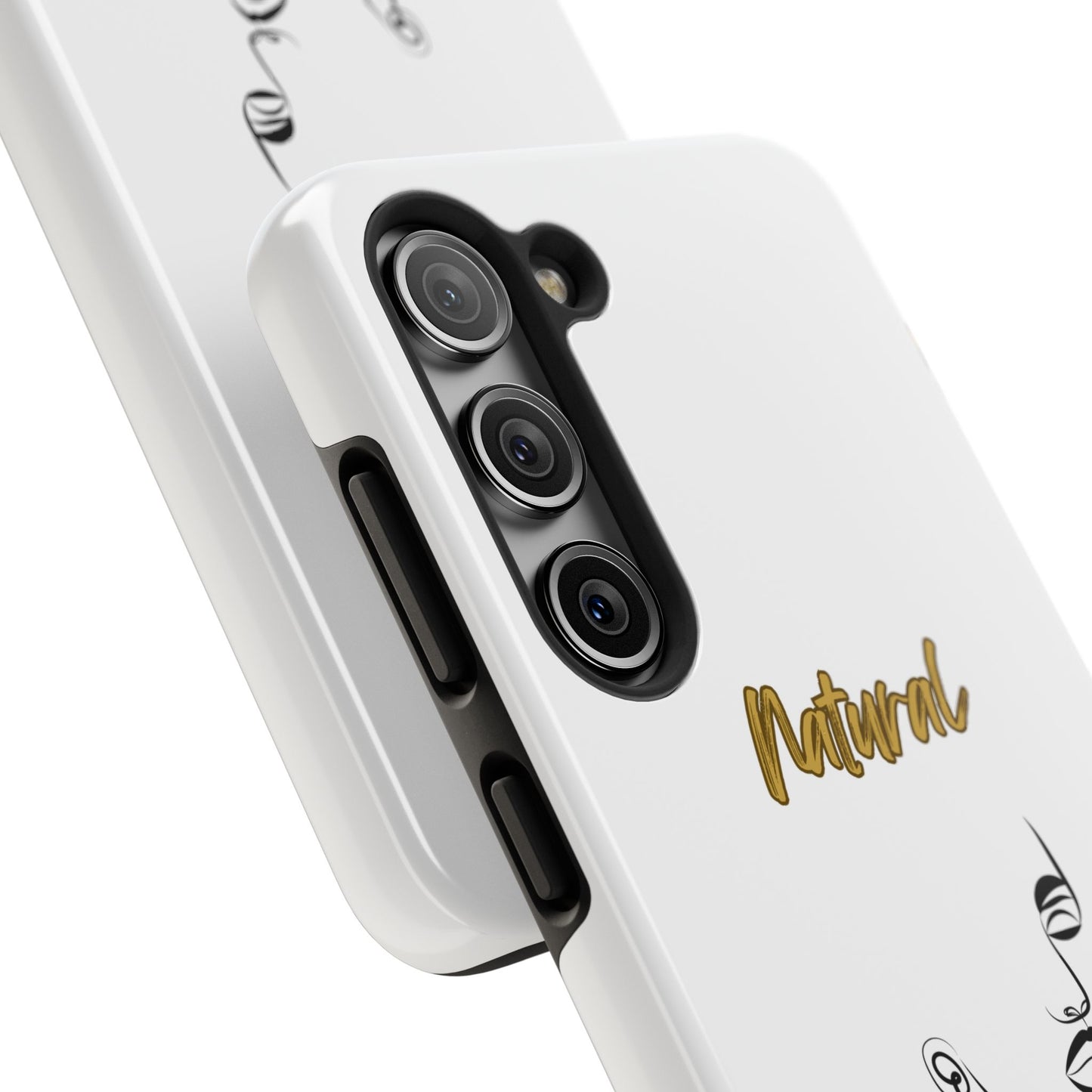 Natural Woman Music In My Soul (BL)Tough Phone Cases WHITE