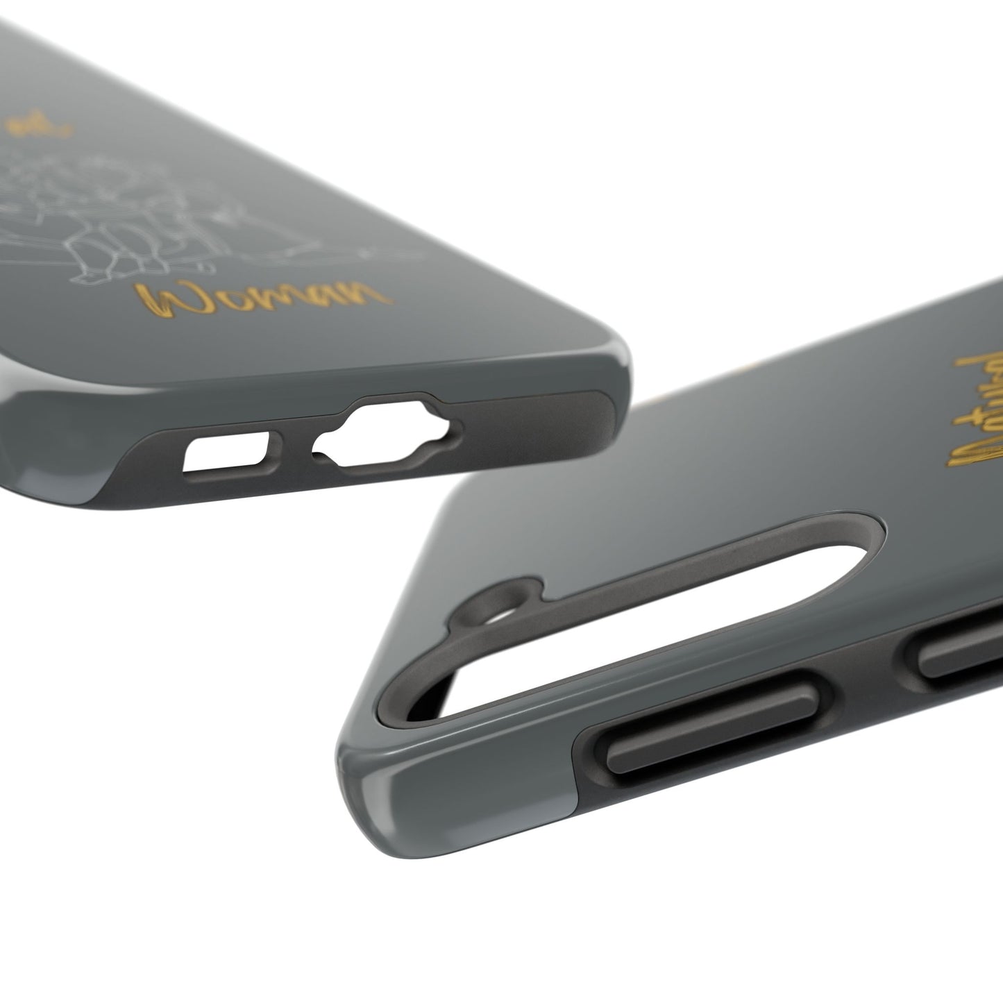 Natural Woman Bear Hugs (WL) Tough Phone Cases DARK GREY