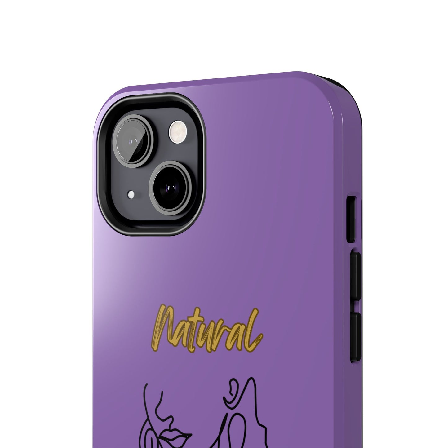Natural Woman Lips (BL)Tough Phone Cases LIGHT PURPLE