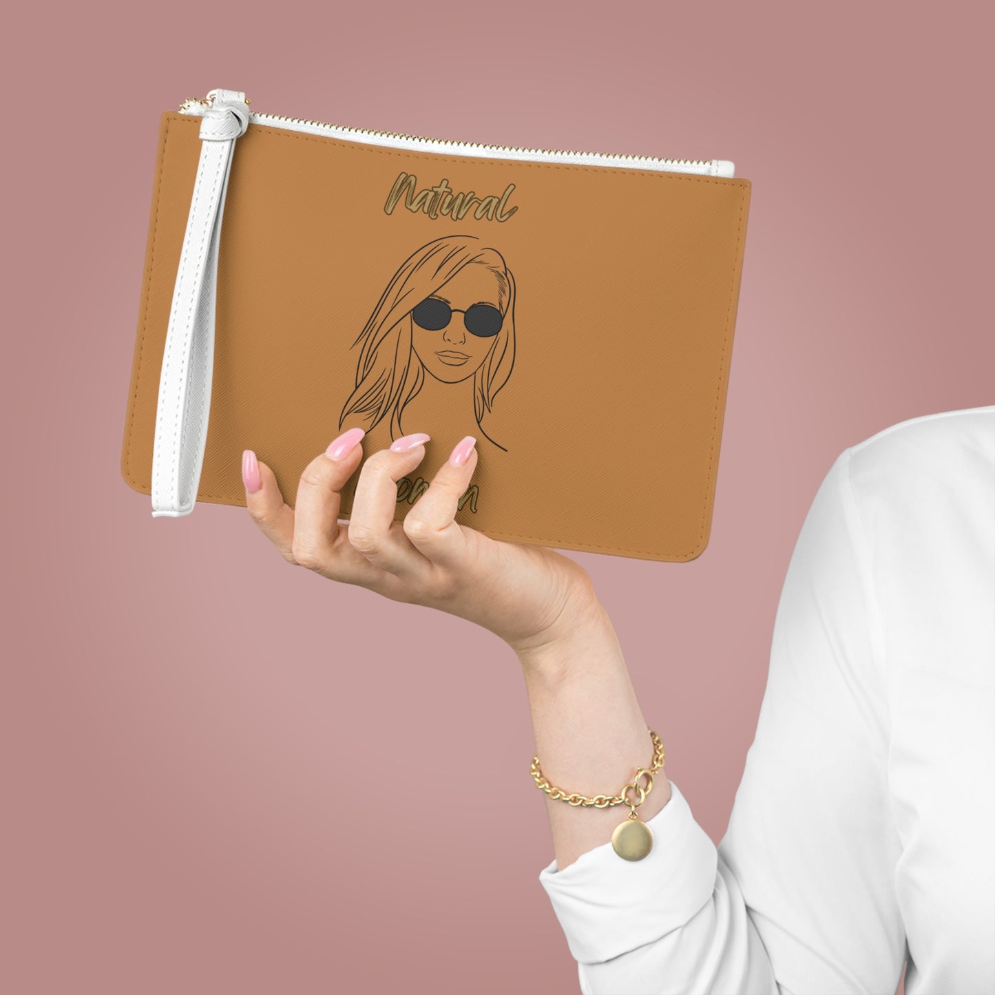 Natural Woman Shades (BL) Clutch Bag LIGHT BROWN