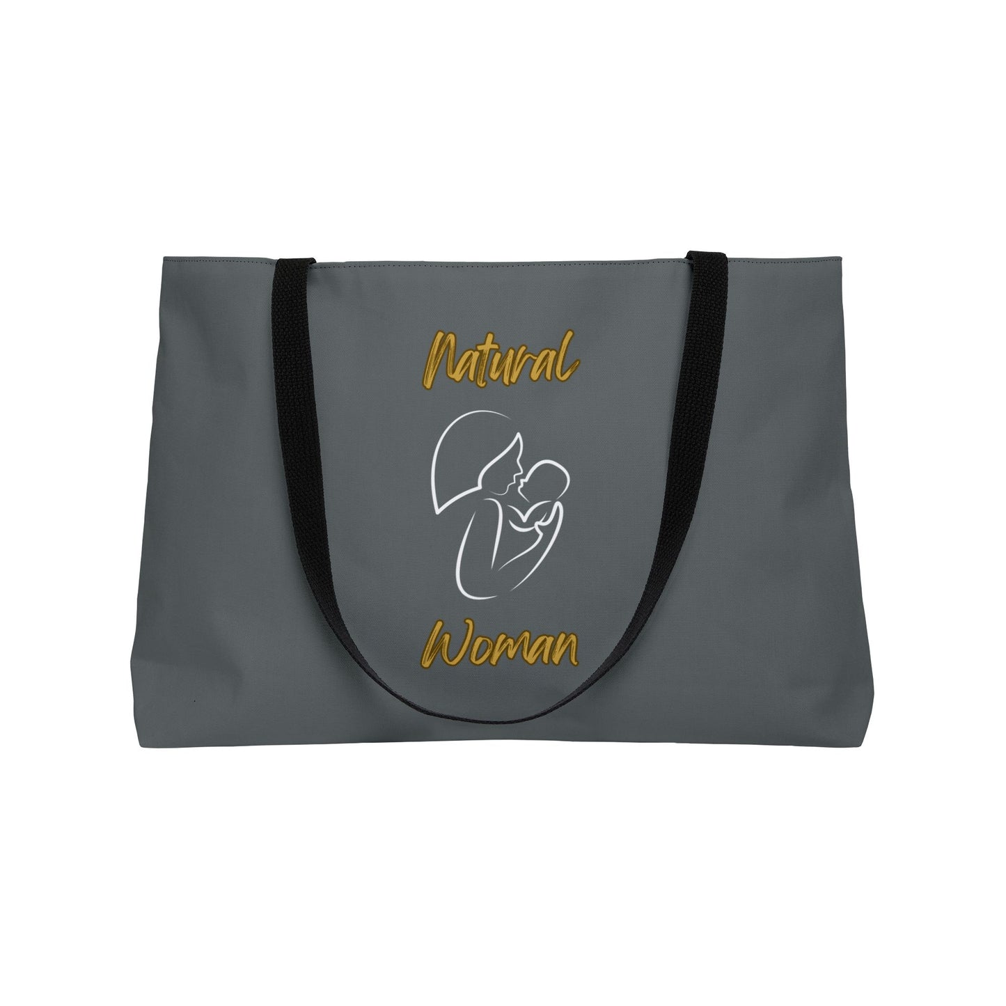 Natural Woman Long Awaited (WL) Weekender Tote Bag DARK GREY