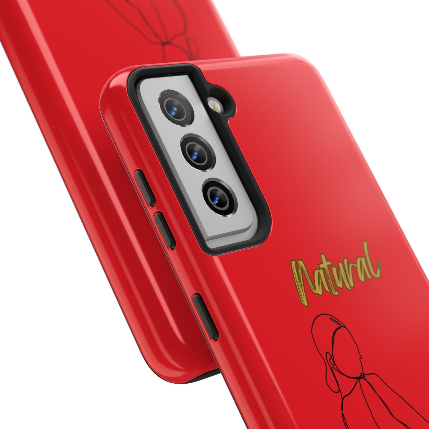 Natural Woman Hands Free (BL)Tough Phone Cases RED