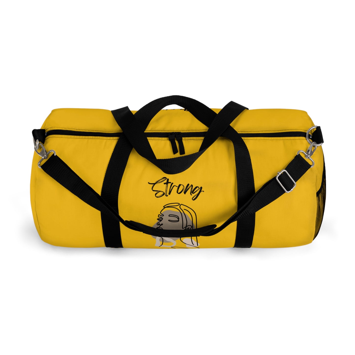 Strong Momma (BL) Duffel Bag YELLOW