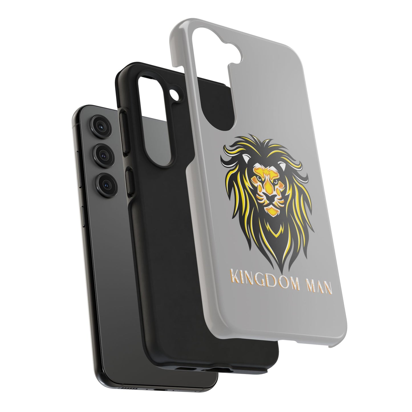 Kingdom Man (White-Gold Label) Tough Phone Case LIGHT GREY