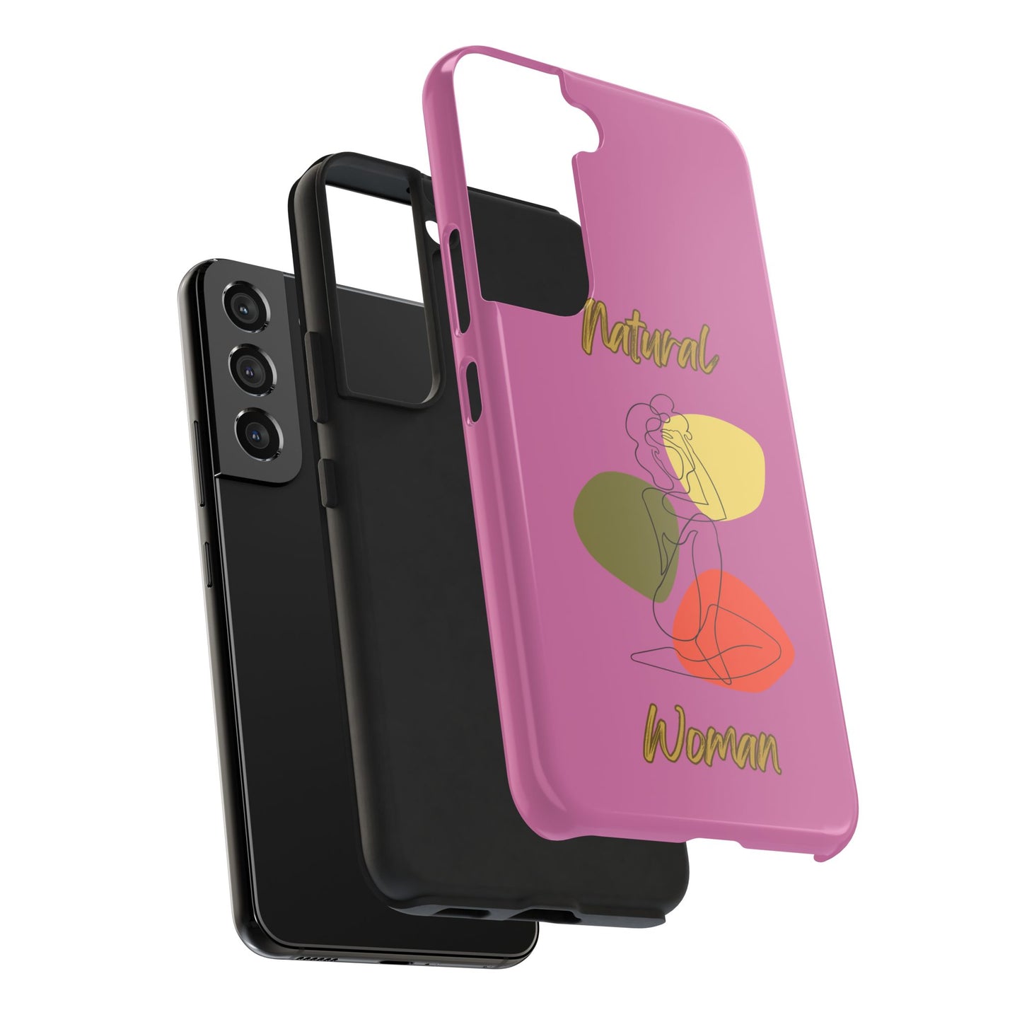 Natural Woman Colorful Pose (BL)Tough Phone Cases LIGHT PINK