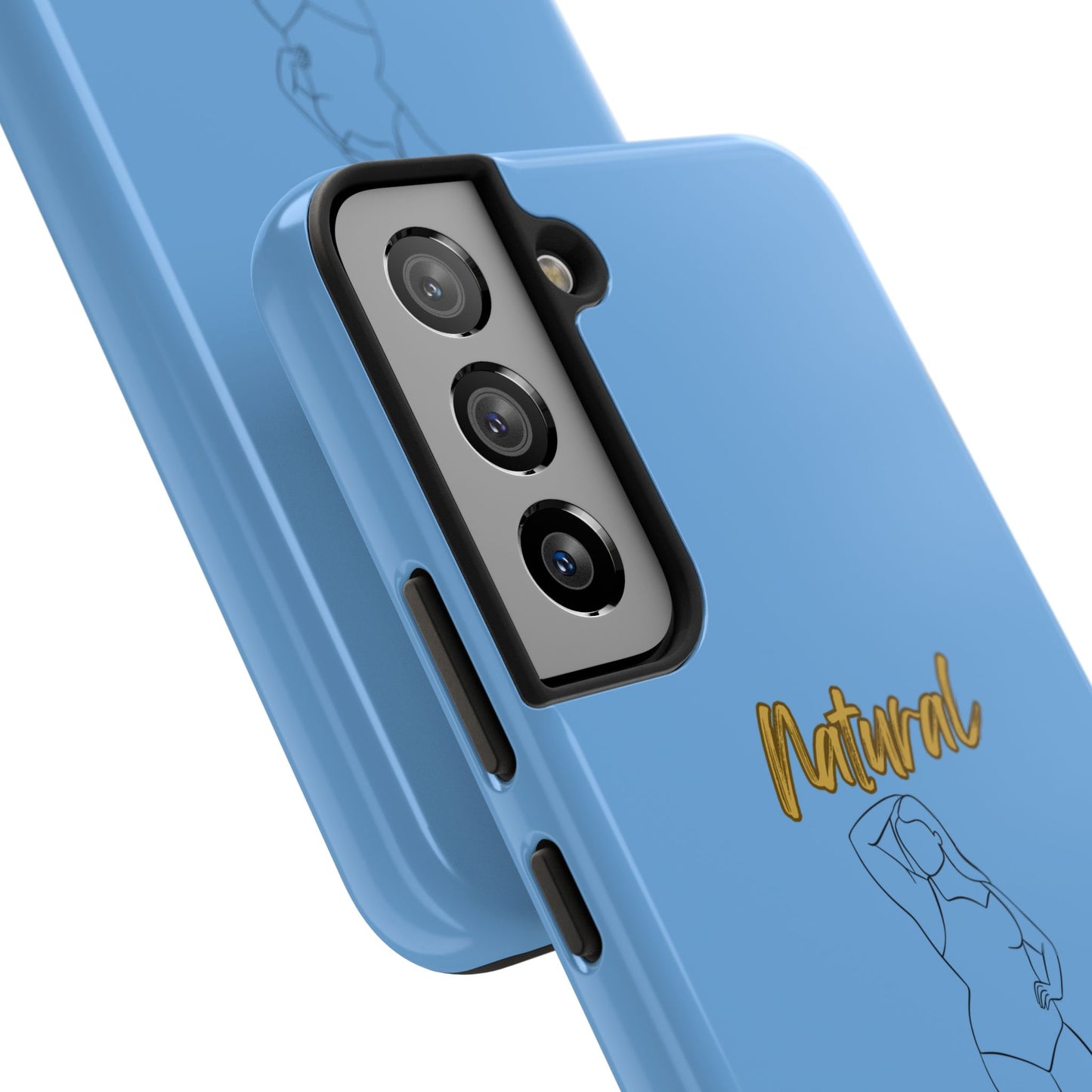 Natural Woman Looking Good (BL)Tough Phone Cases LIGHT BLUE