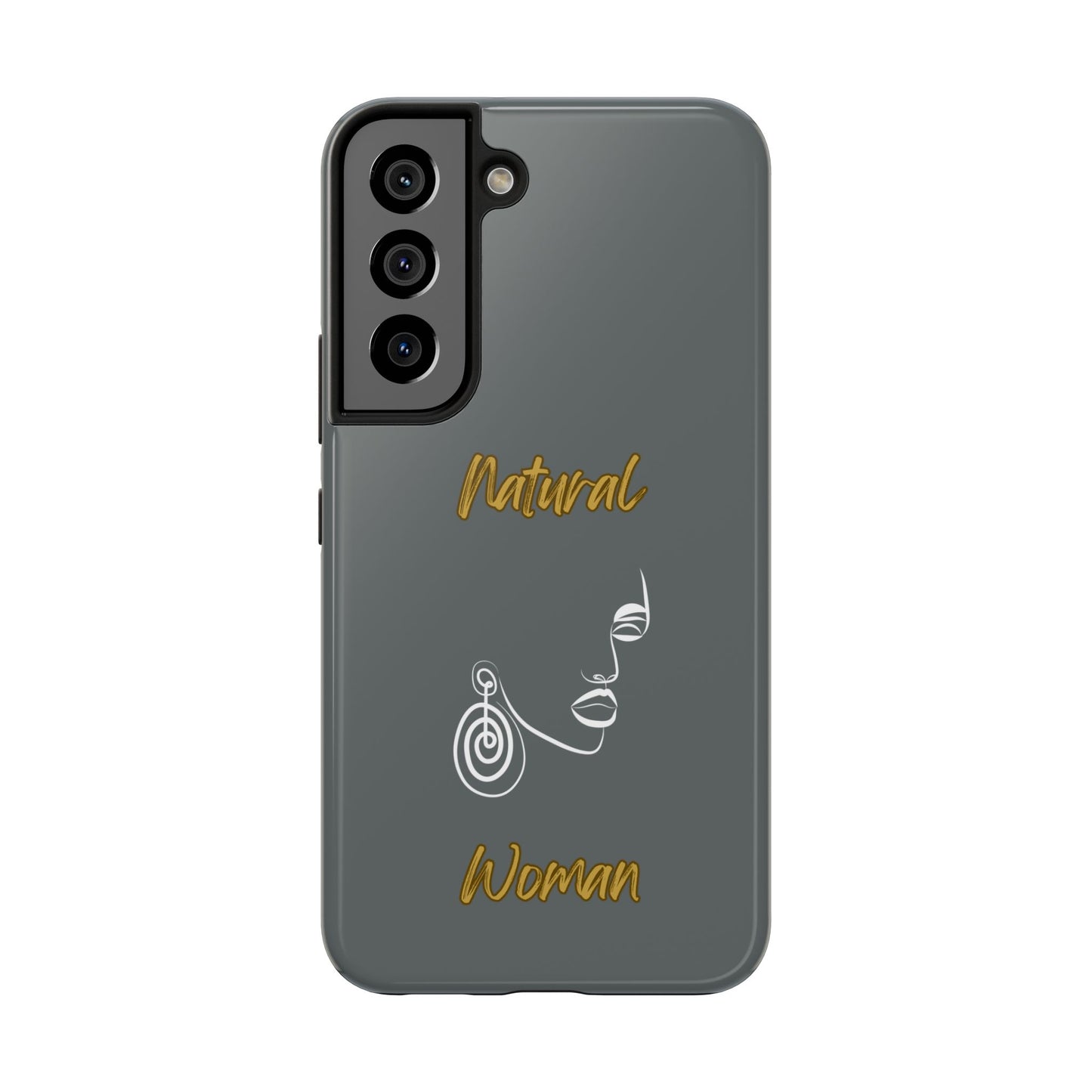 Natural Woman Music In My Soul (WL)Tough Phone Cases DARK GREY