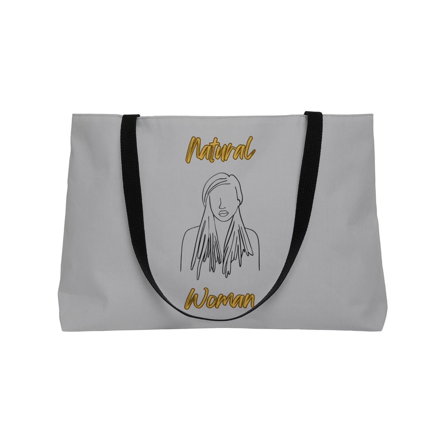 Natural Woman Content (BL) Weekender Tote Bag LIGHT GREY