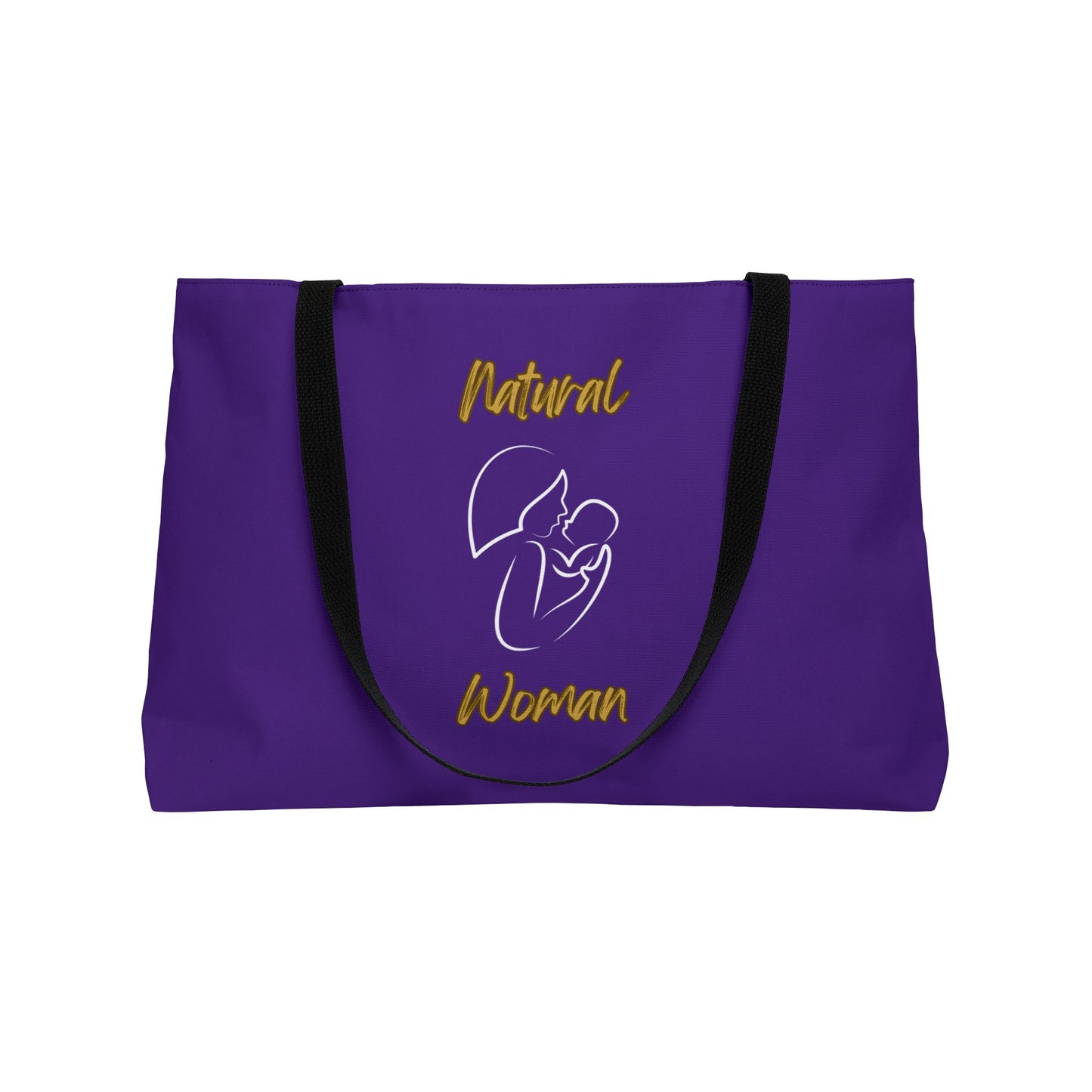 Natural Woman Long Awaited (WL) Weekender Tote Bag PURPLE