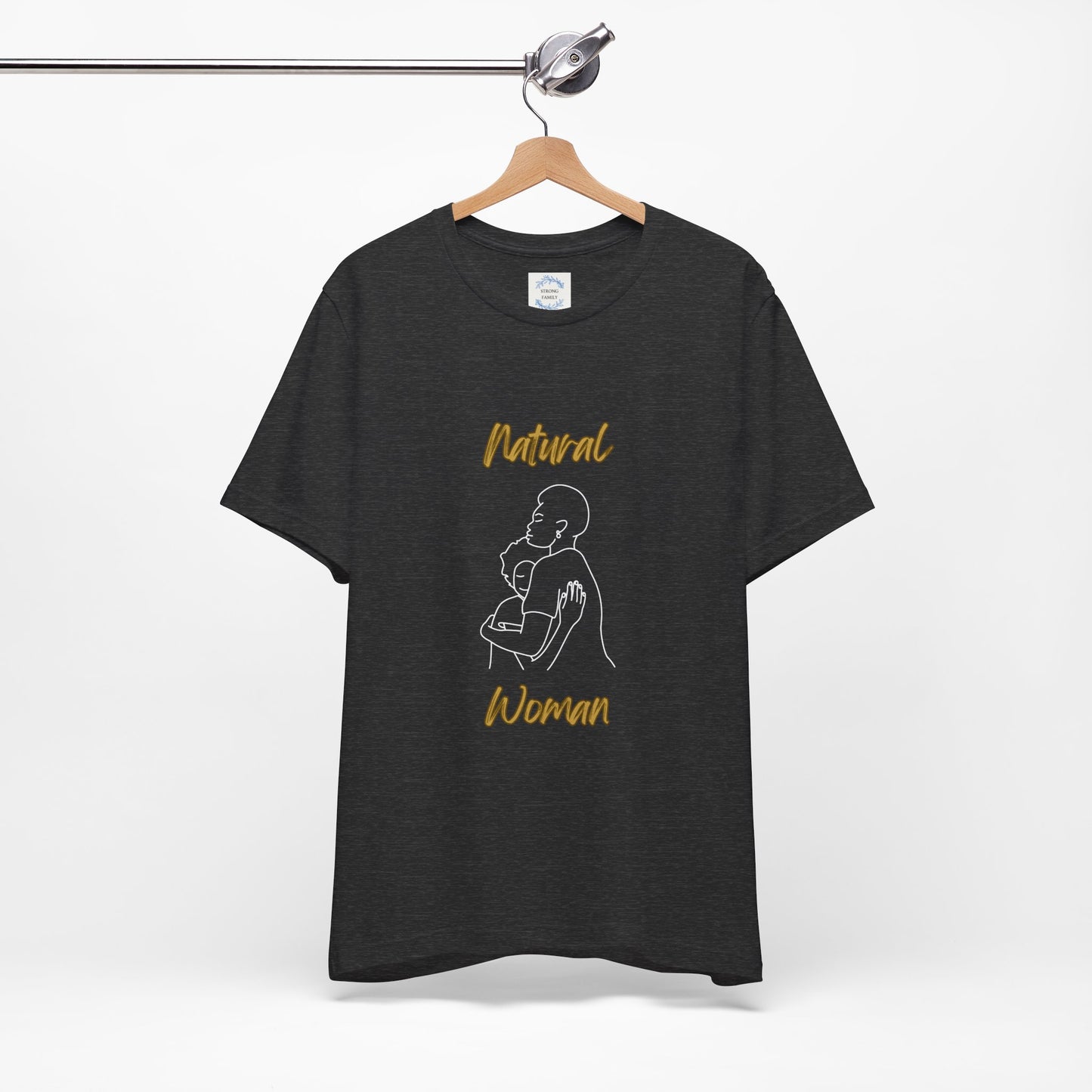 Natural Woman Safe With Momma (WL) Short Sleeve T-Shirt