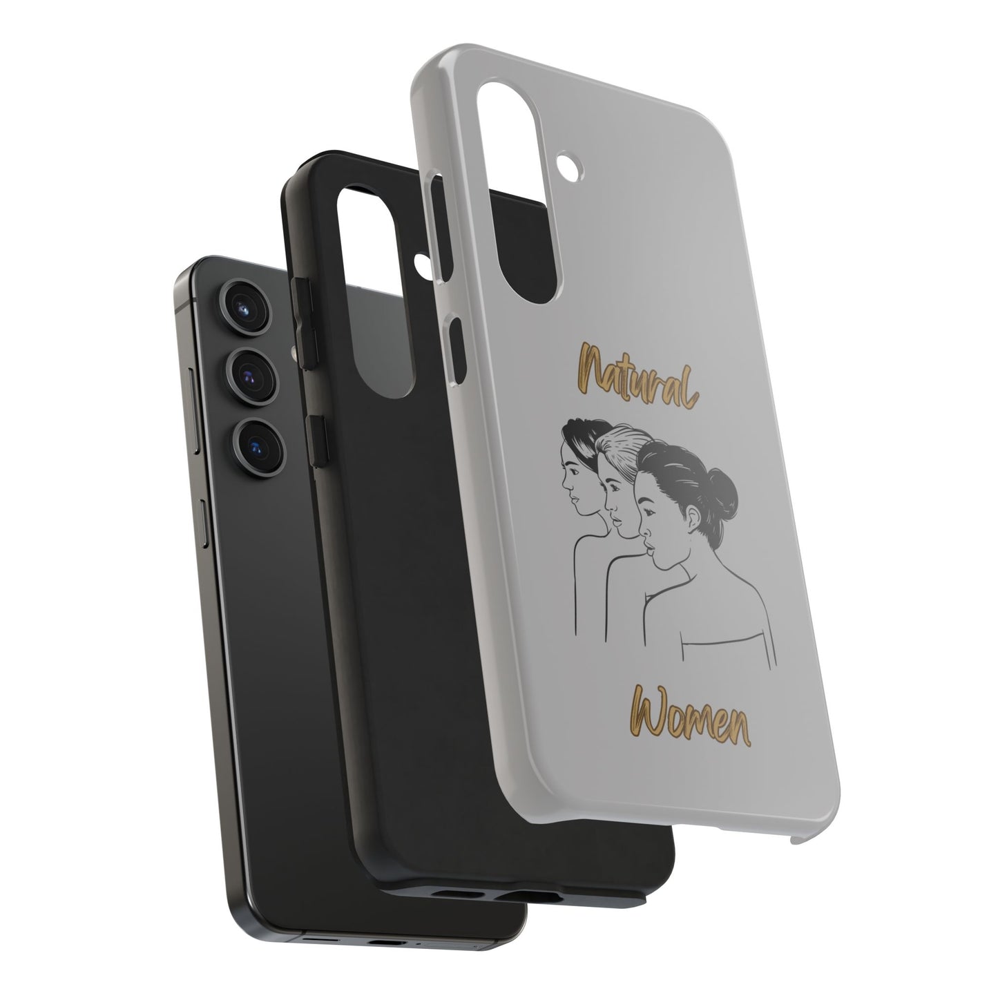 Natural Woman United Friends (BL)Tough Phone Cases LIGHT GREY