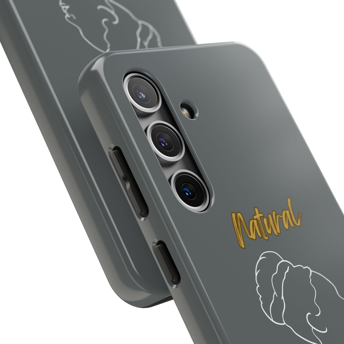 Natural Woman Mixed (WL)Tough Phone Cases DARK GREY