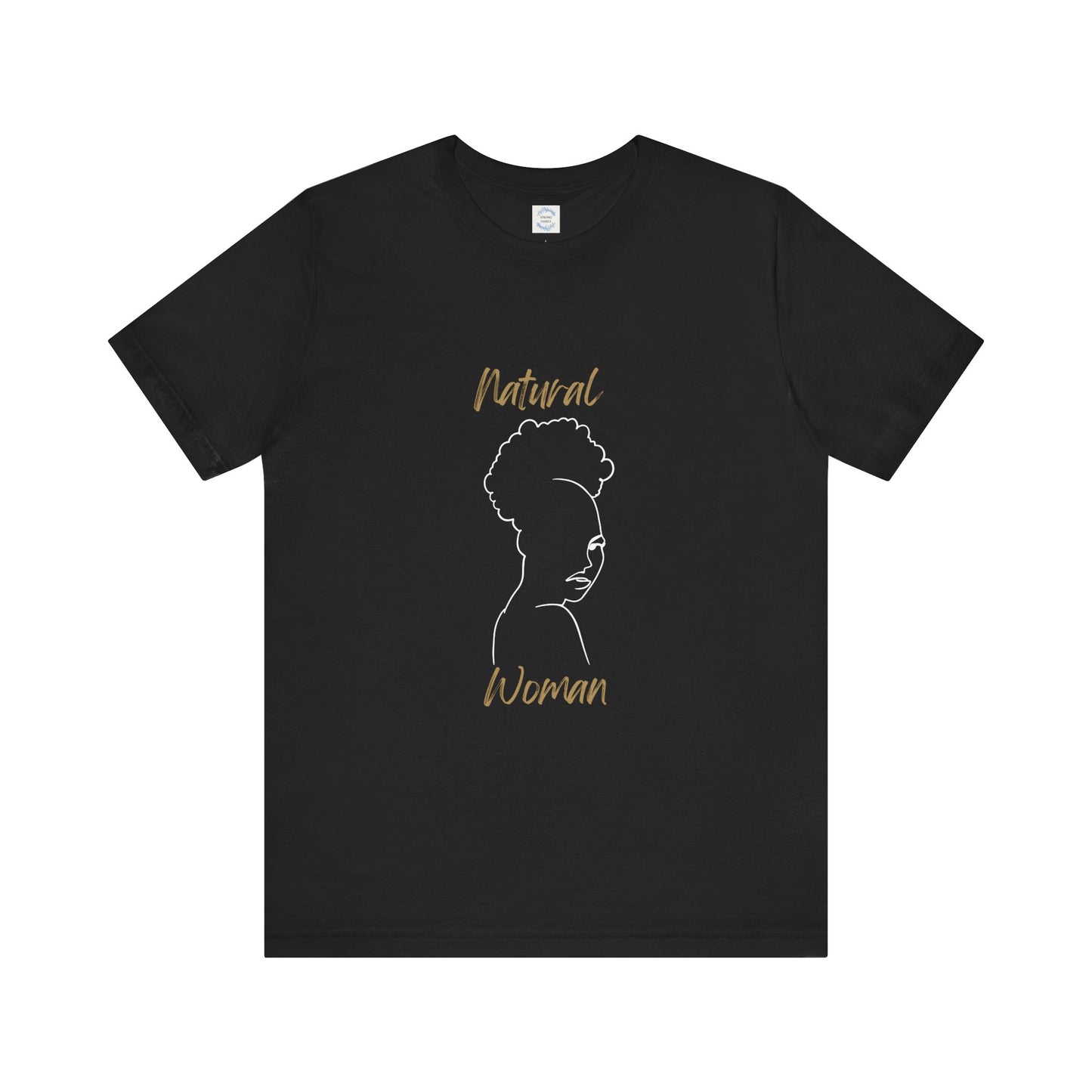 Natural Woman Twist Afro (WL) Short Sleeve T-Shirt