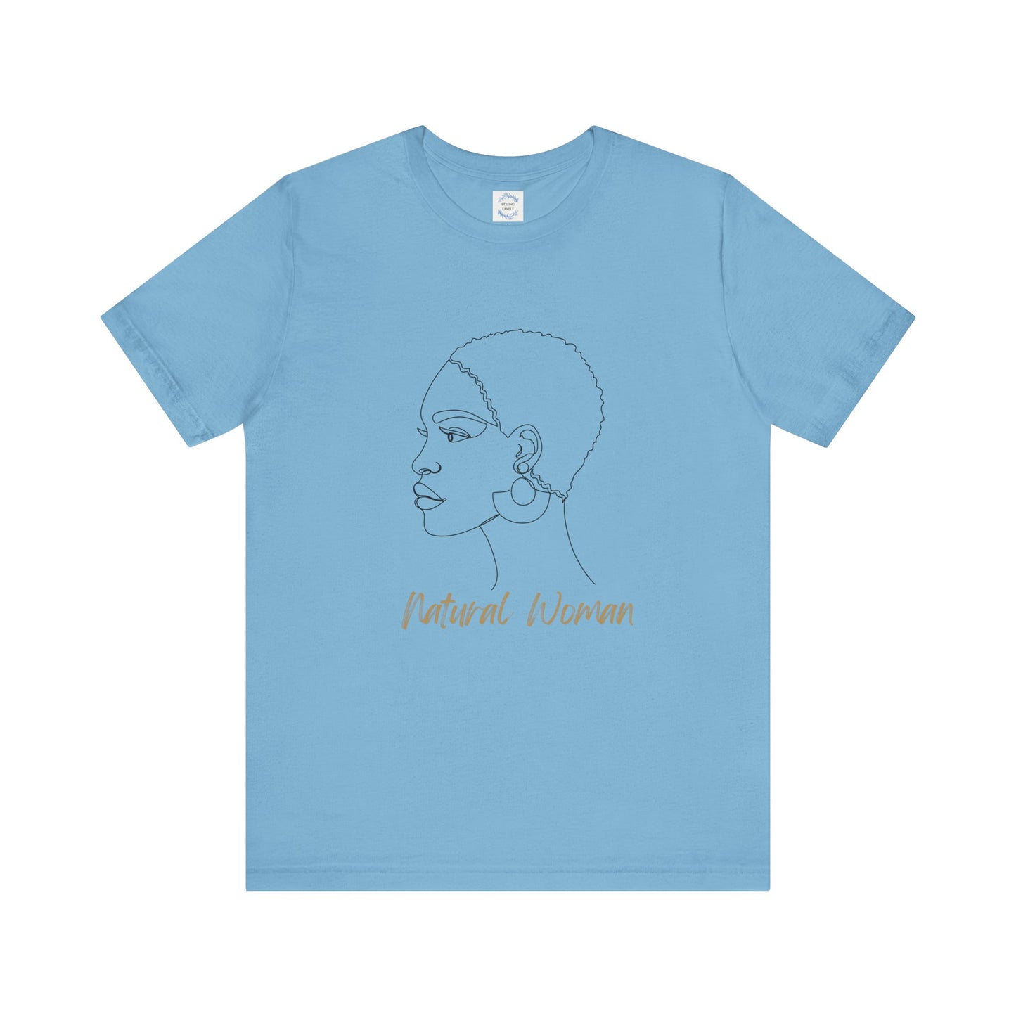 NATURAL WOMAN Finger Waves (BL) Short Sleeve T-Shirt