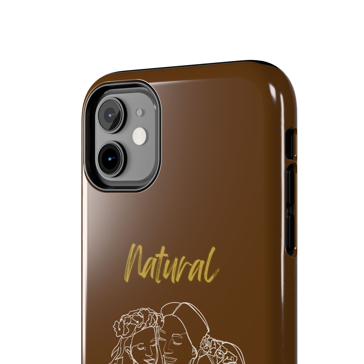 Natural Woman Me & My Girls (WL)Tough Phone Cases BROWN