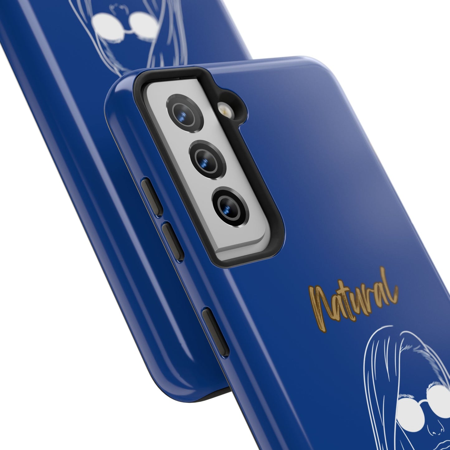 Natural Woman Shades (WL)Tough Phone Cases DARK BLUE