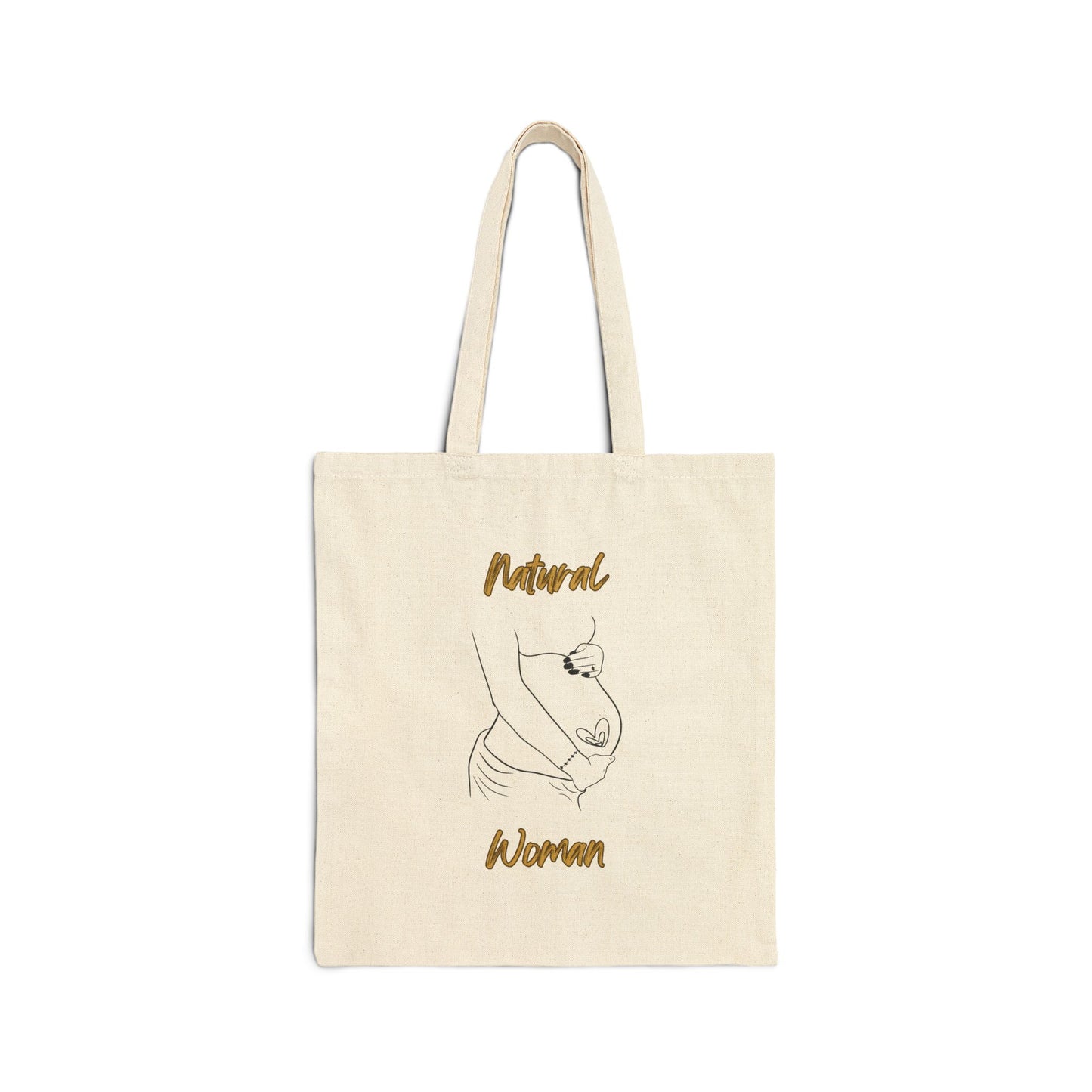 Natural Woman Loved In and Out (BL) Canvas Tote Bag
