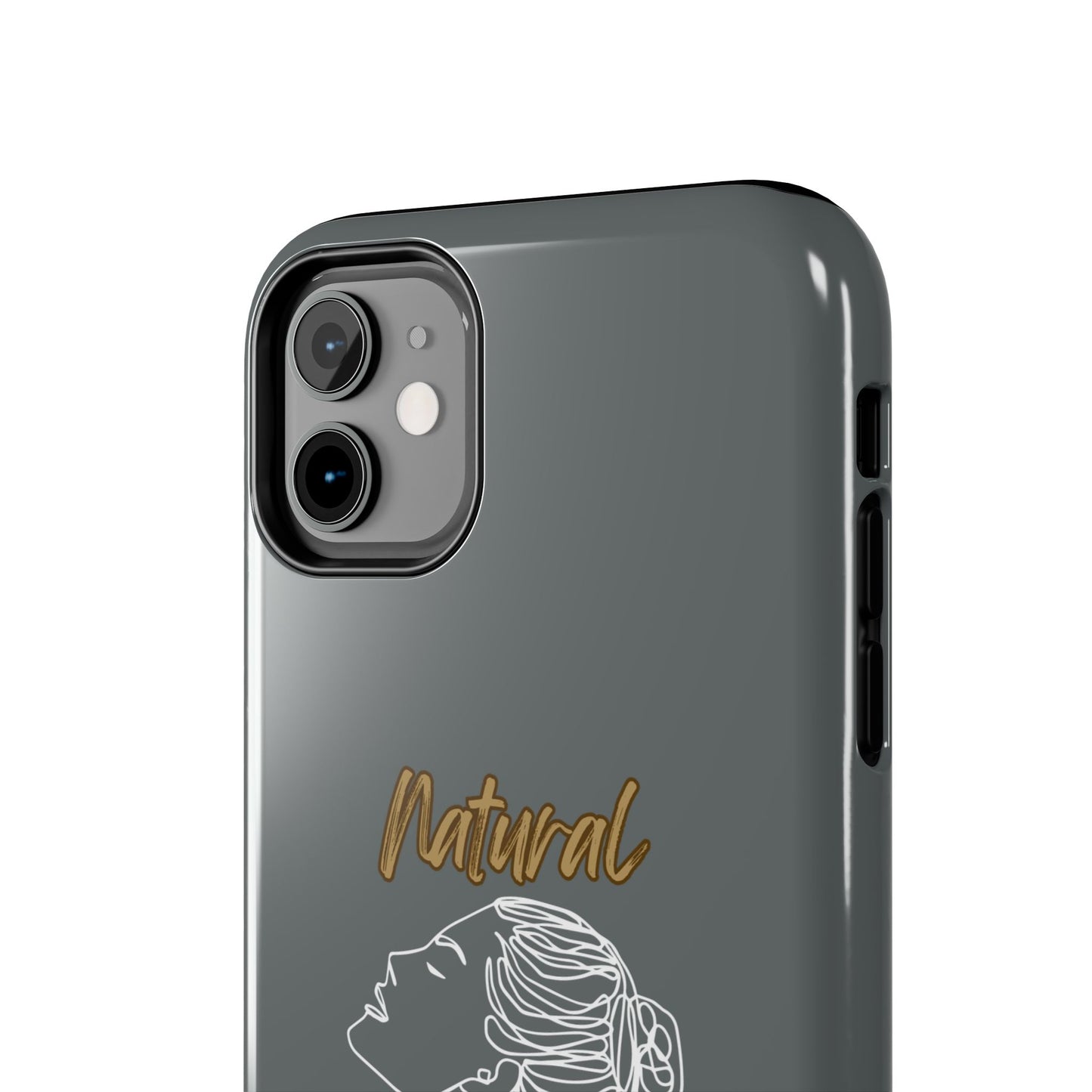 Natural Woman Wet Bun (WL) Tough Phone Cases DARK GREY