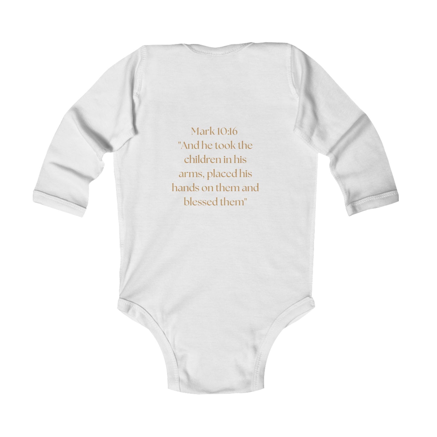 Baby/Toddler Kingdom Mark 10:16 Long Sleeve Bodysuit
