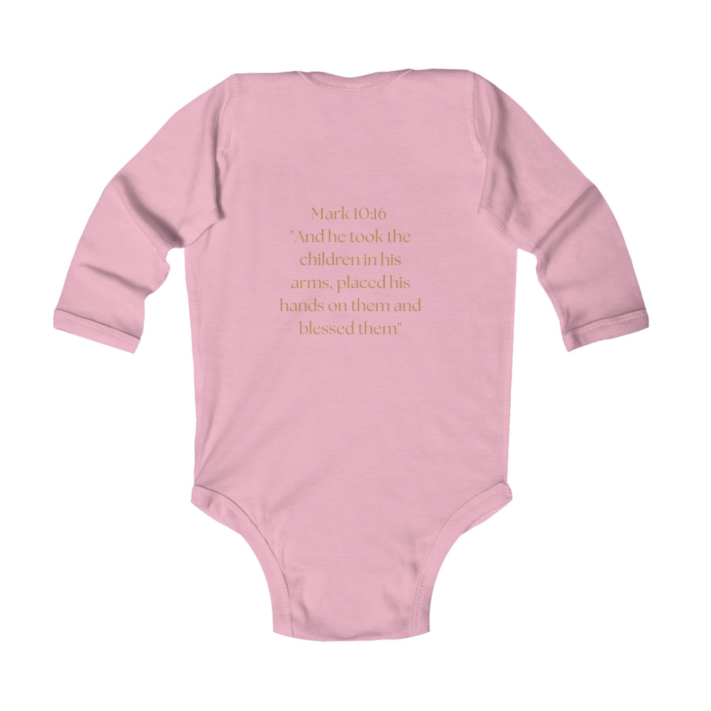 Baby/Toddler Kingdom Mark 10:16 Long Sleeve Bodysuit