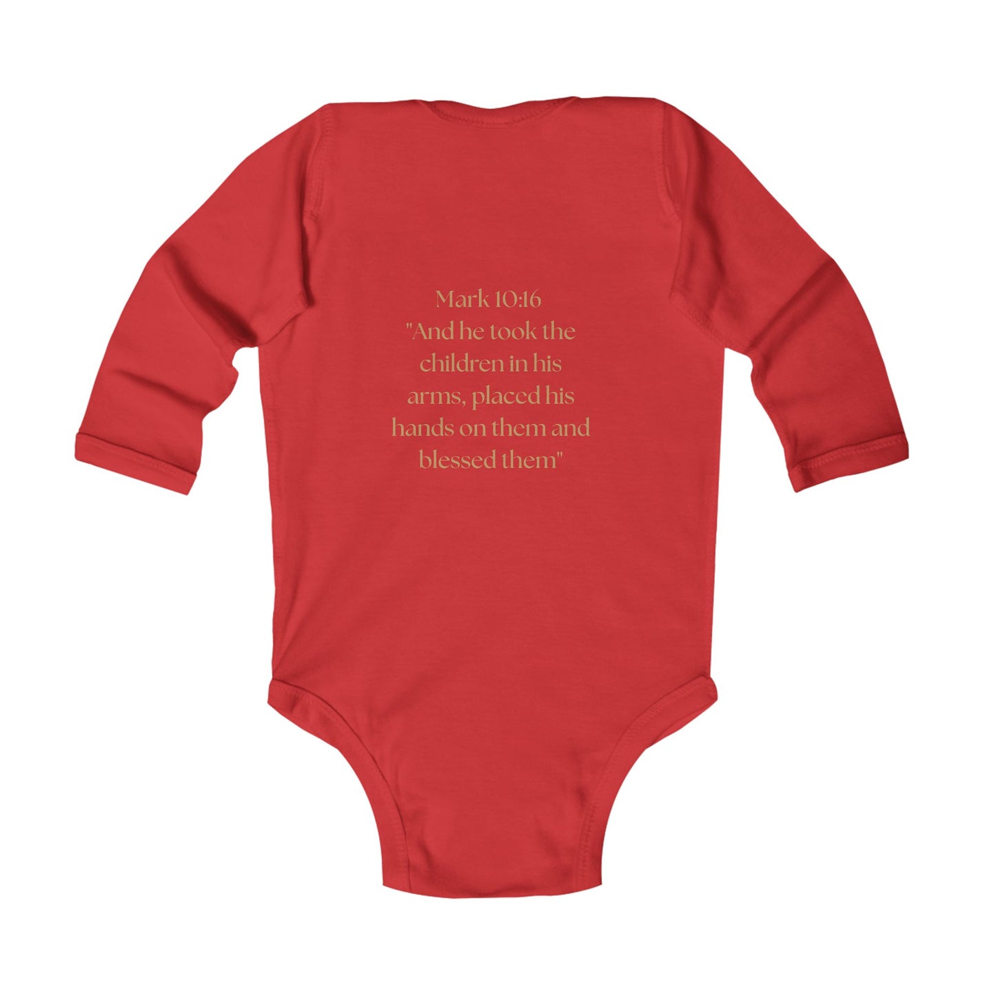 Baby/Toddler Kingdom Mark 10:16 Long Sleeve Bodysuit