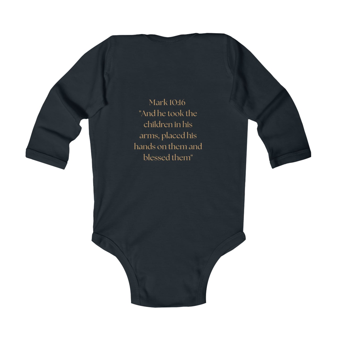 Baby/Toddler Kingdom Mark 10:16 Long Sleeve Bodysuit