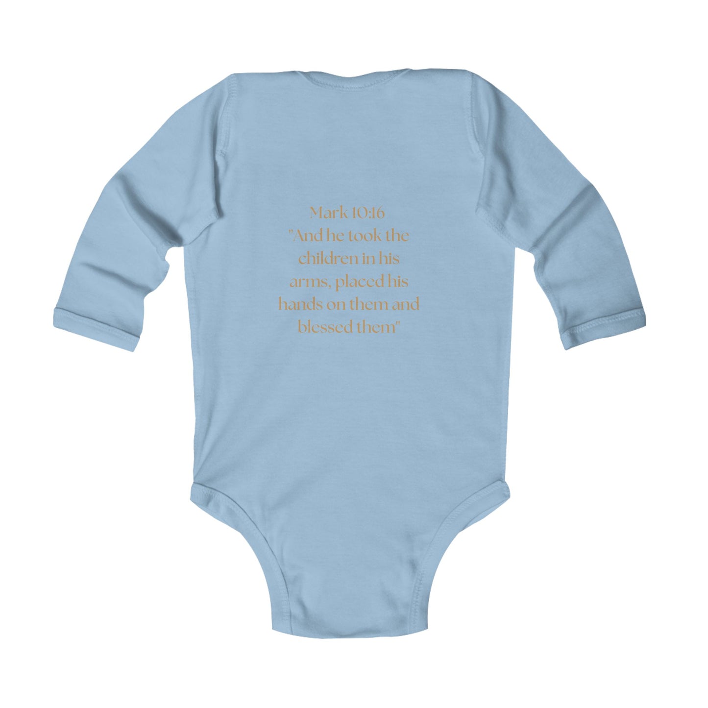 Baby/Toddler Kingdom Mark 10:16 Long Sleeve Bodysuit