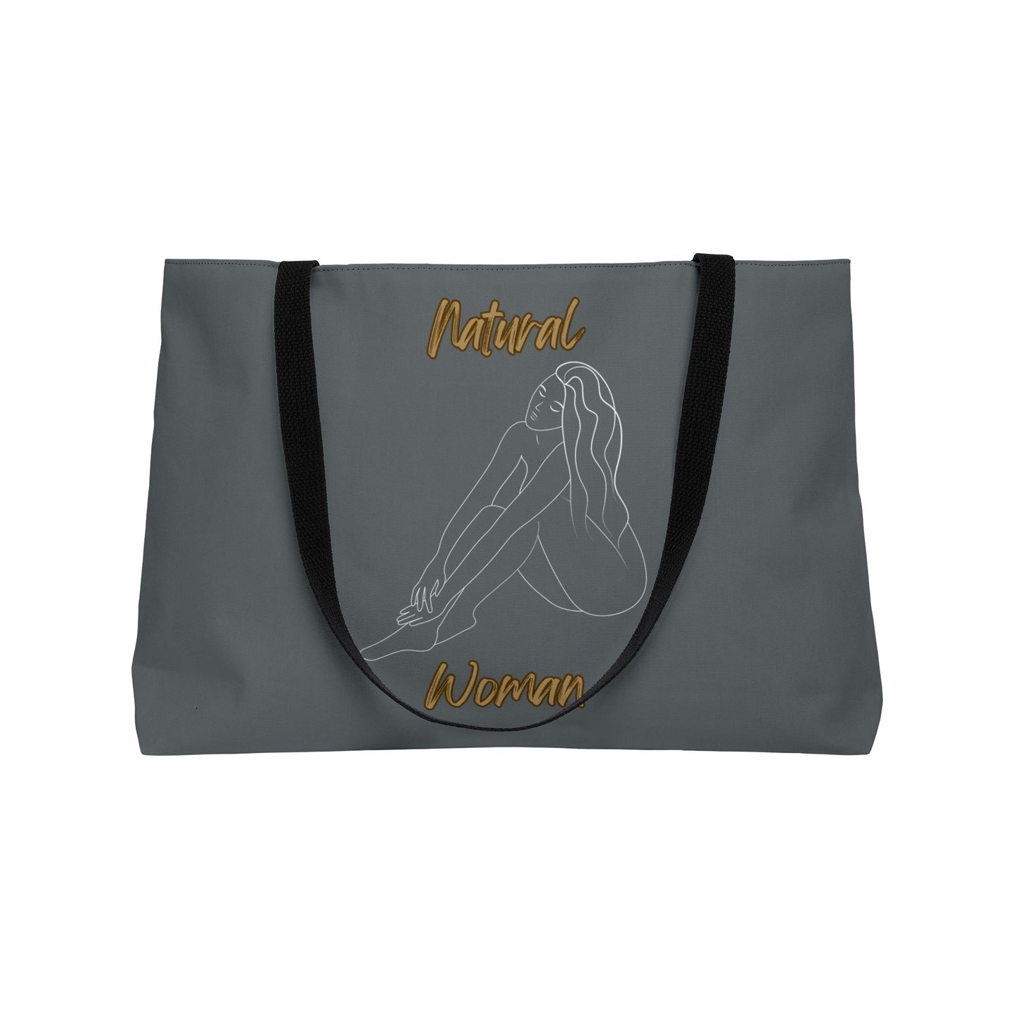 Natural Woman Beauty (WL) Weekender Tote Bag DARK GREY