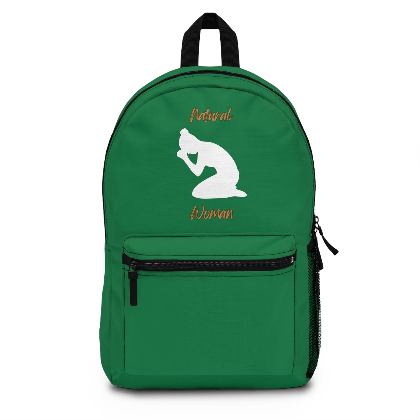Natural Woman Pray (WL) Backpack DARK GREEN