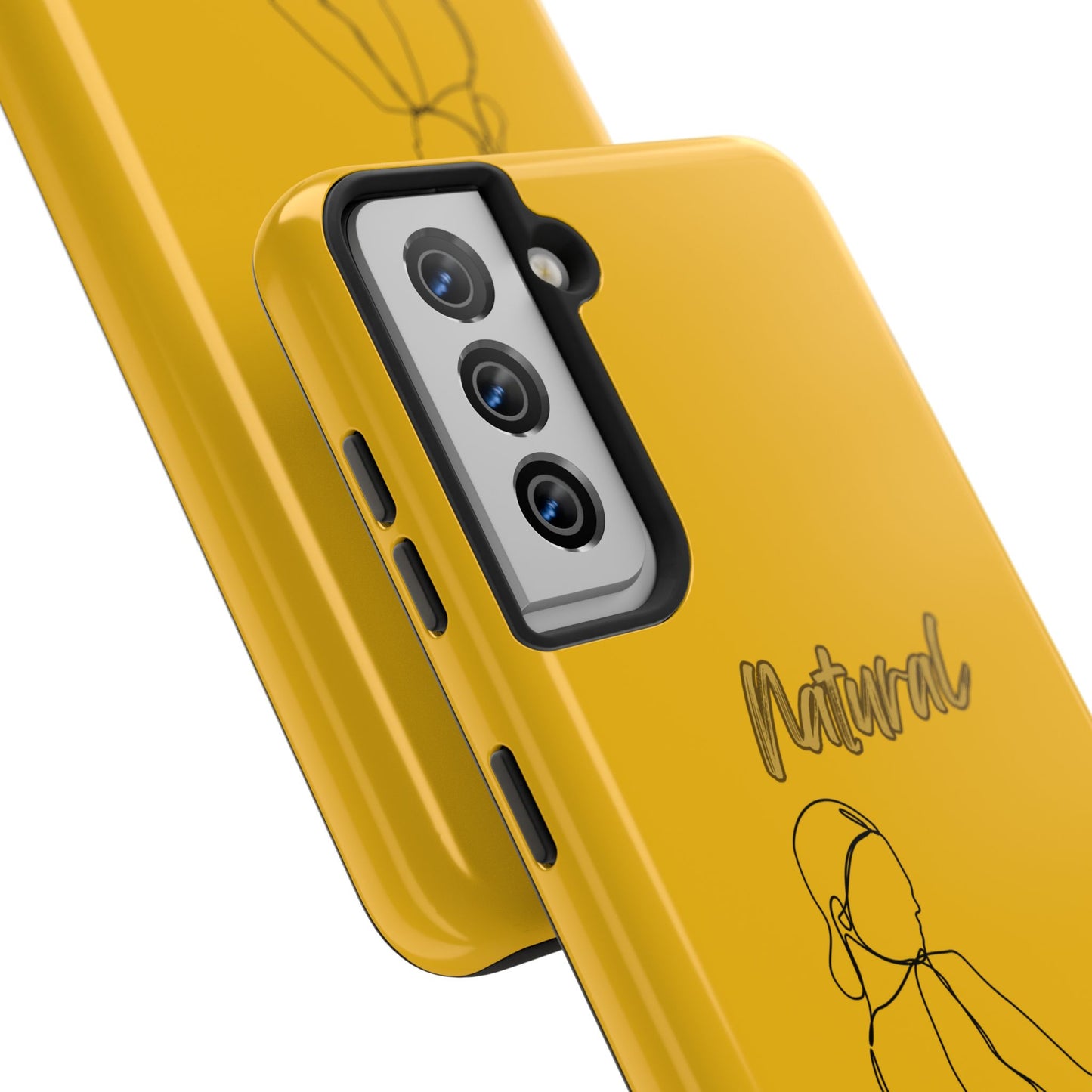 Natural Woman Hands Free (BL)Tough Phone Cases YELLOW