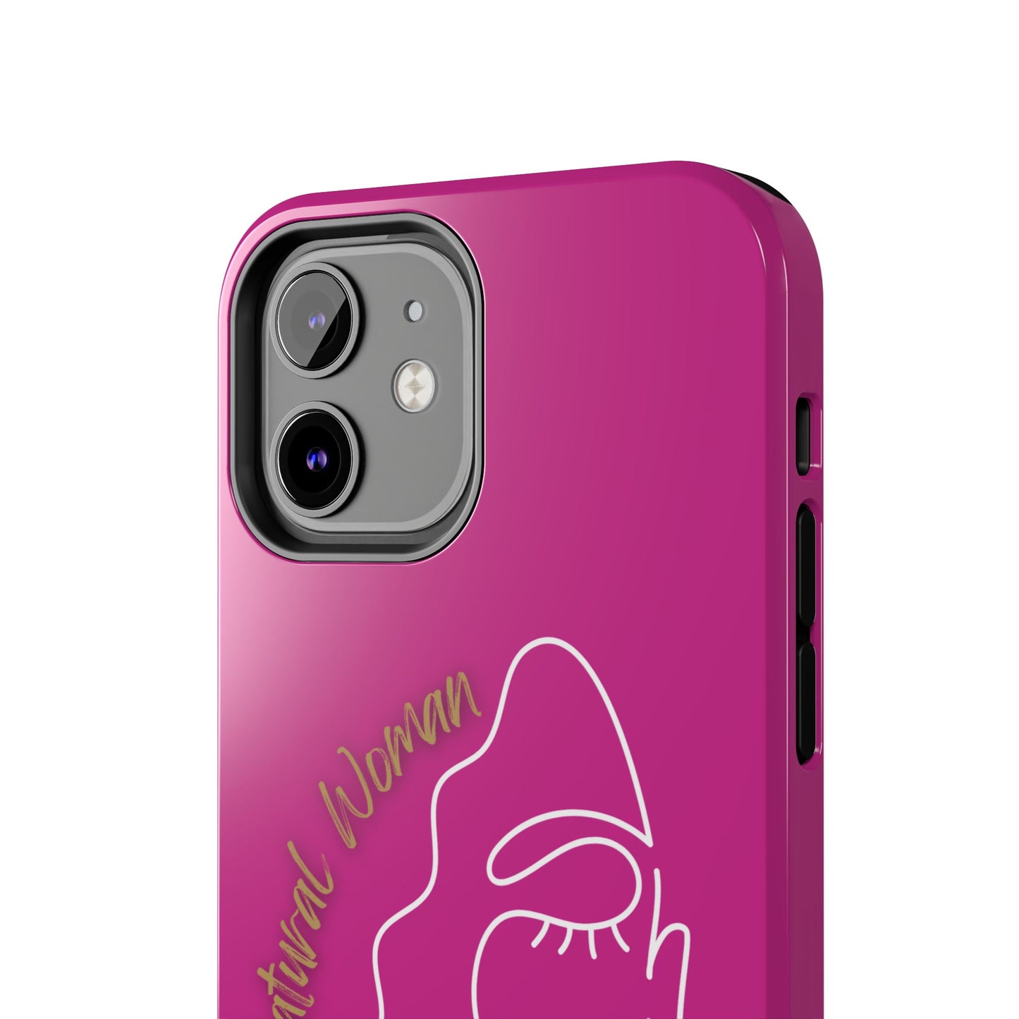 Natural Woman Half Face (WL)Tough Phone Case PINK
