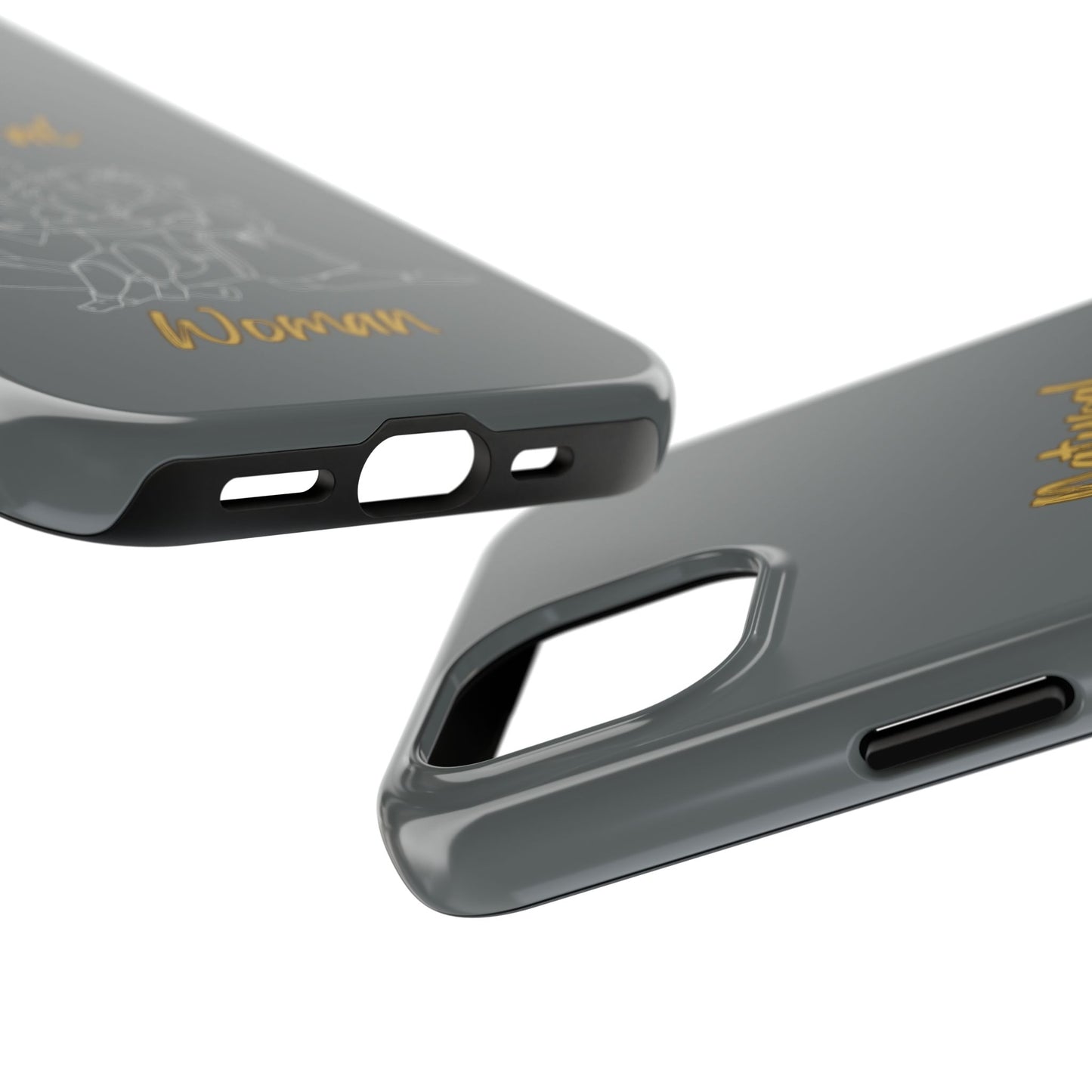 Natural Woman Bear Hugs (WL) Tough Phone Cases DARK GREY