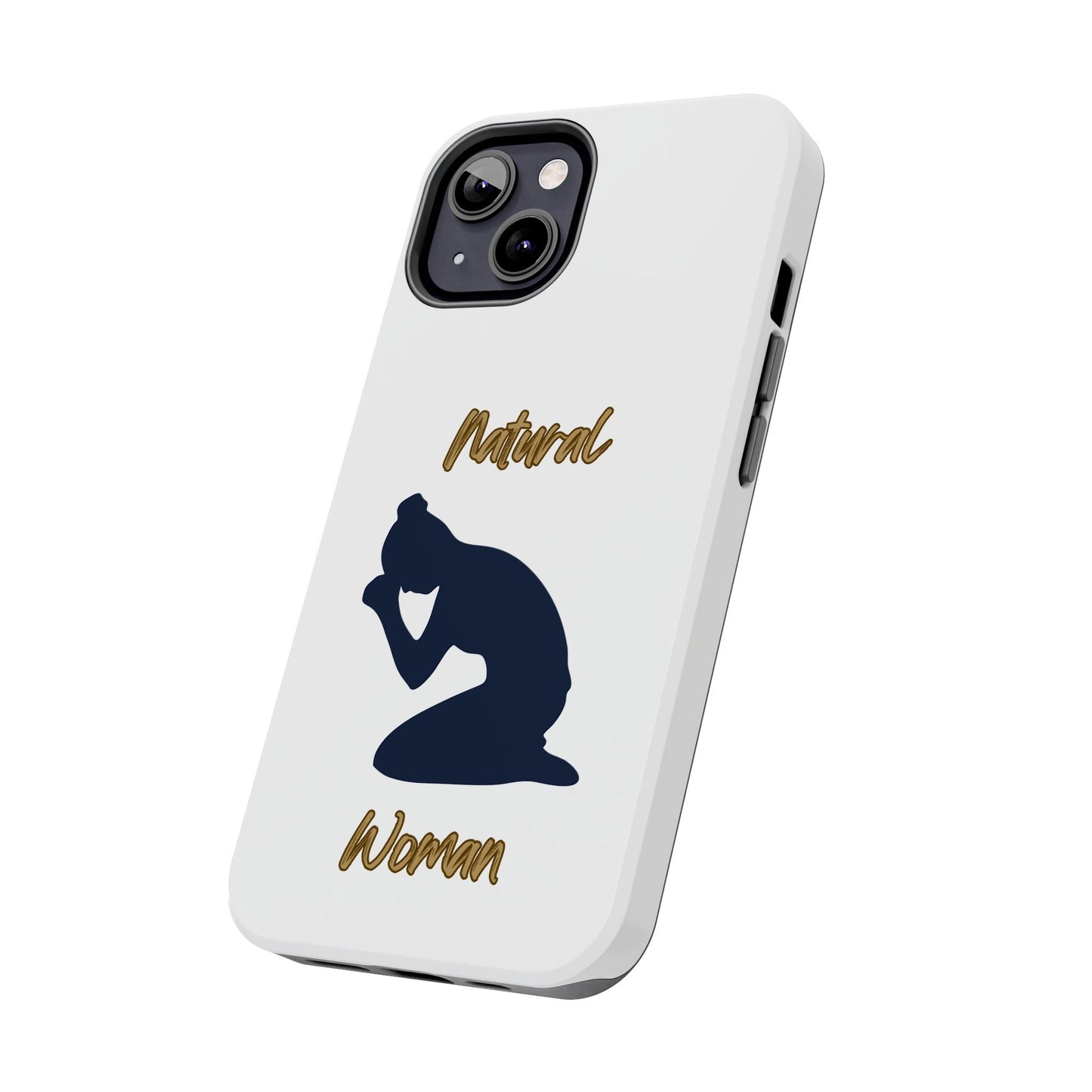 Natural Woman Pray (BL)Tough Phone Cases WHITE