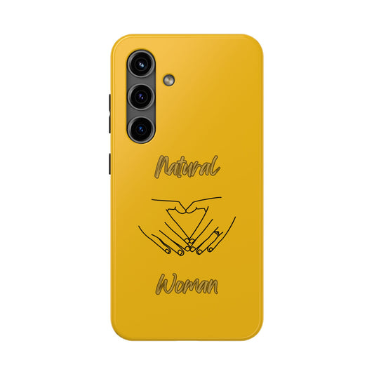 Natural Woman I Love You (BL)Tough Phone Cases YELLOW