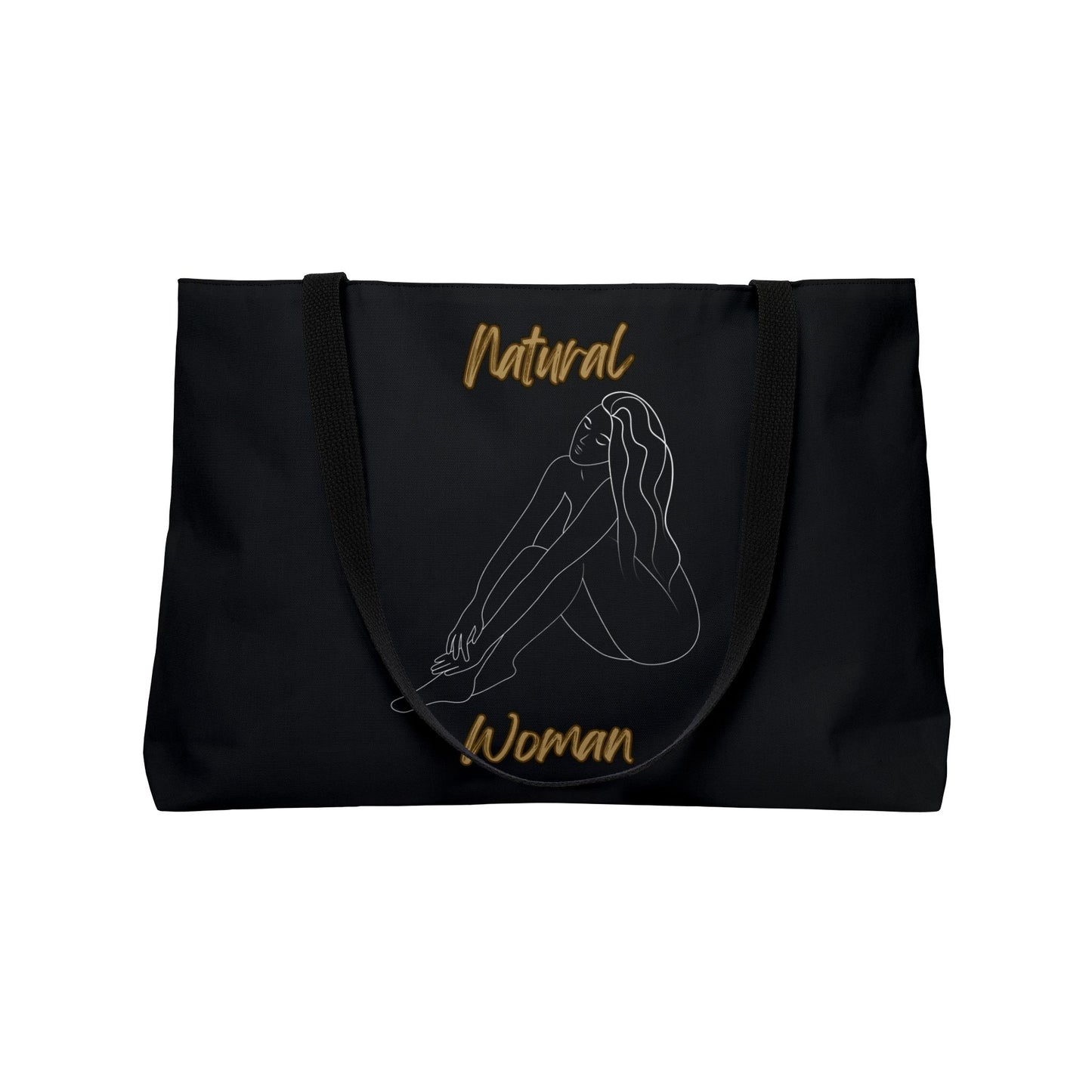 Natural Woman Beauty (WL) Weekender Tote Bag BLACK