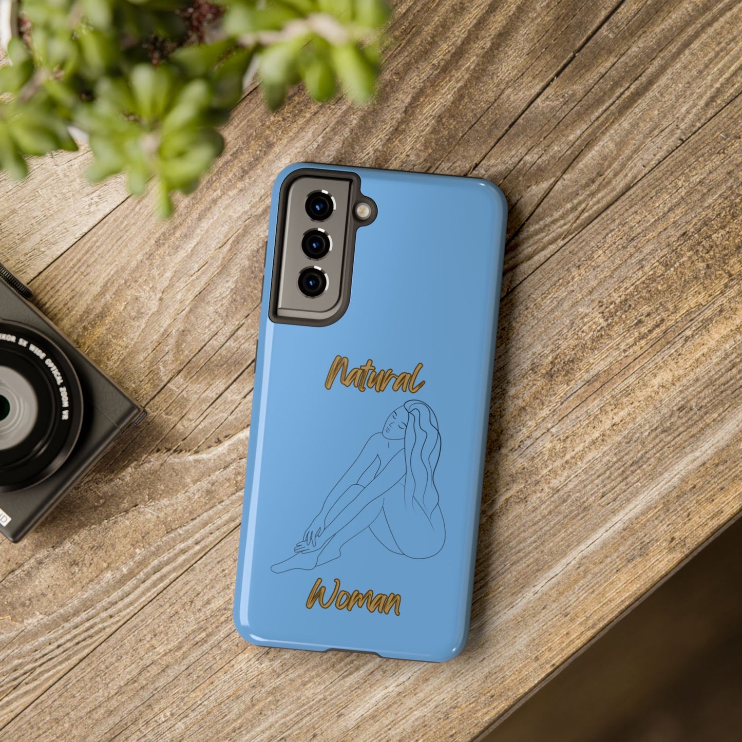 Natural Woman Beauty (BL) Tough Phone Cases LIGHT BLUE