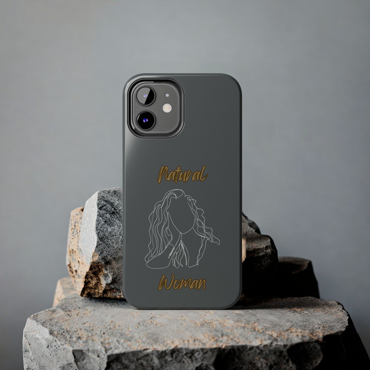 Natural Woman Relaxed (WL) Tough Phone Cases DARK GREY