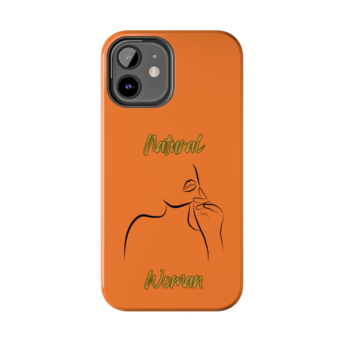 Natural Woman Chin Up (BL)Tough Phone Cases CUSTA