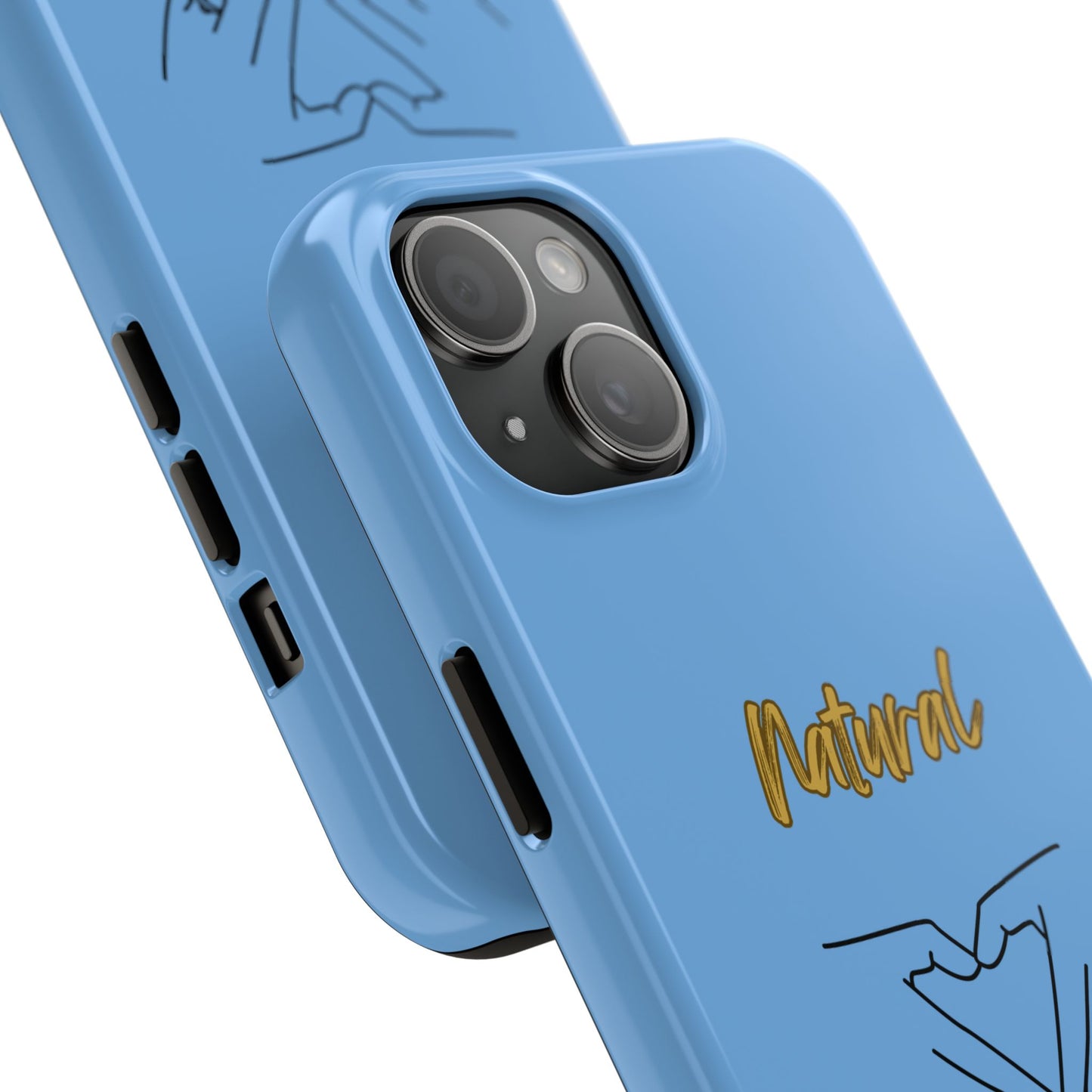 Natural Woman I Love You (BL)Tough Phone Cases LIGHT BLUE