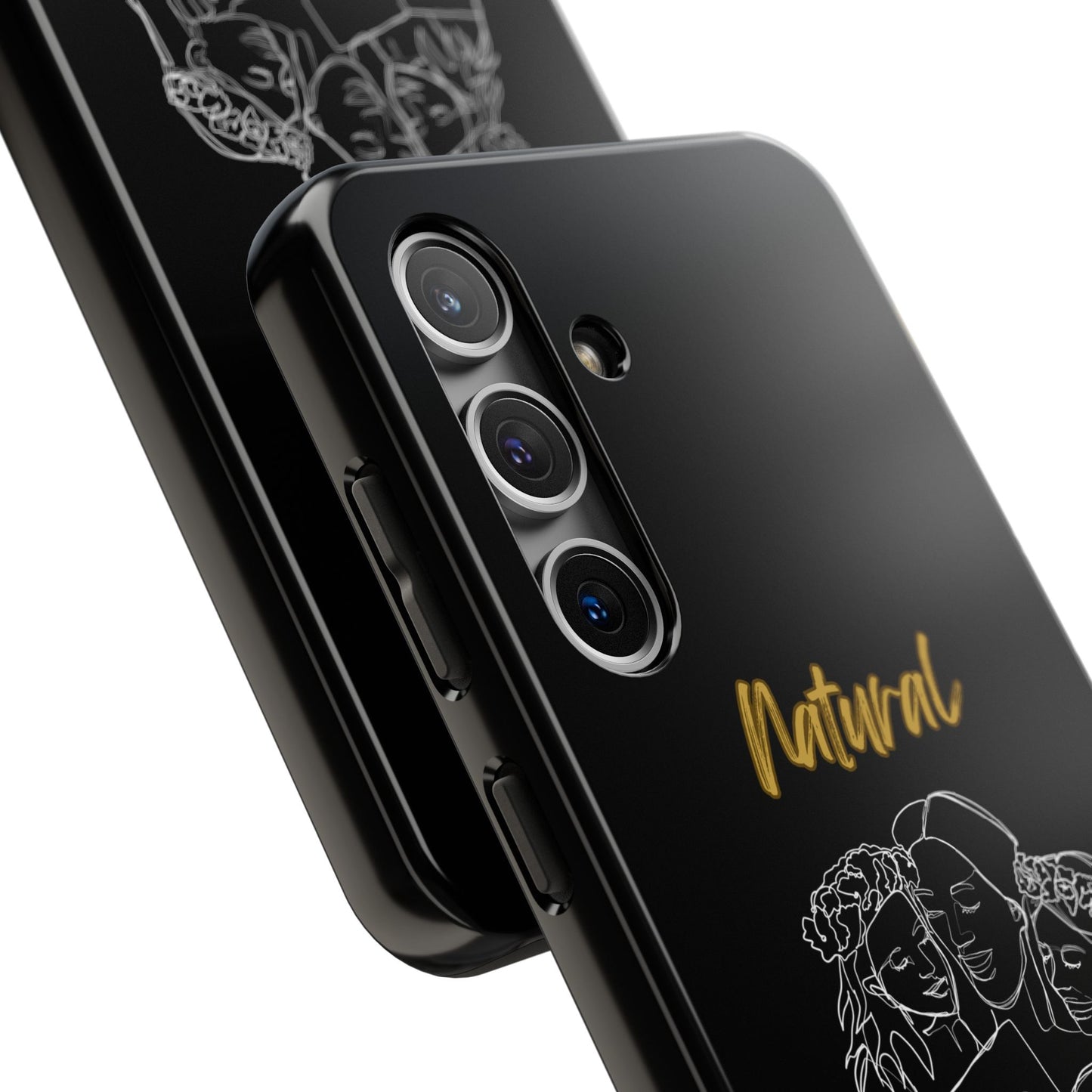 Natural Woman Me & My Girls (WL)Tough Phone Cases BLACK
