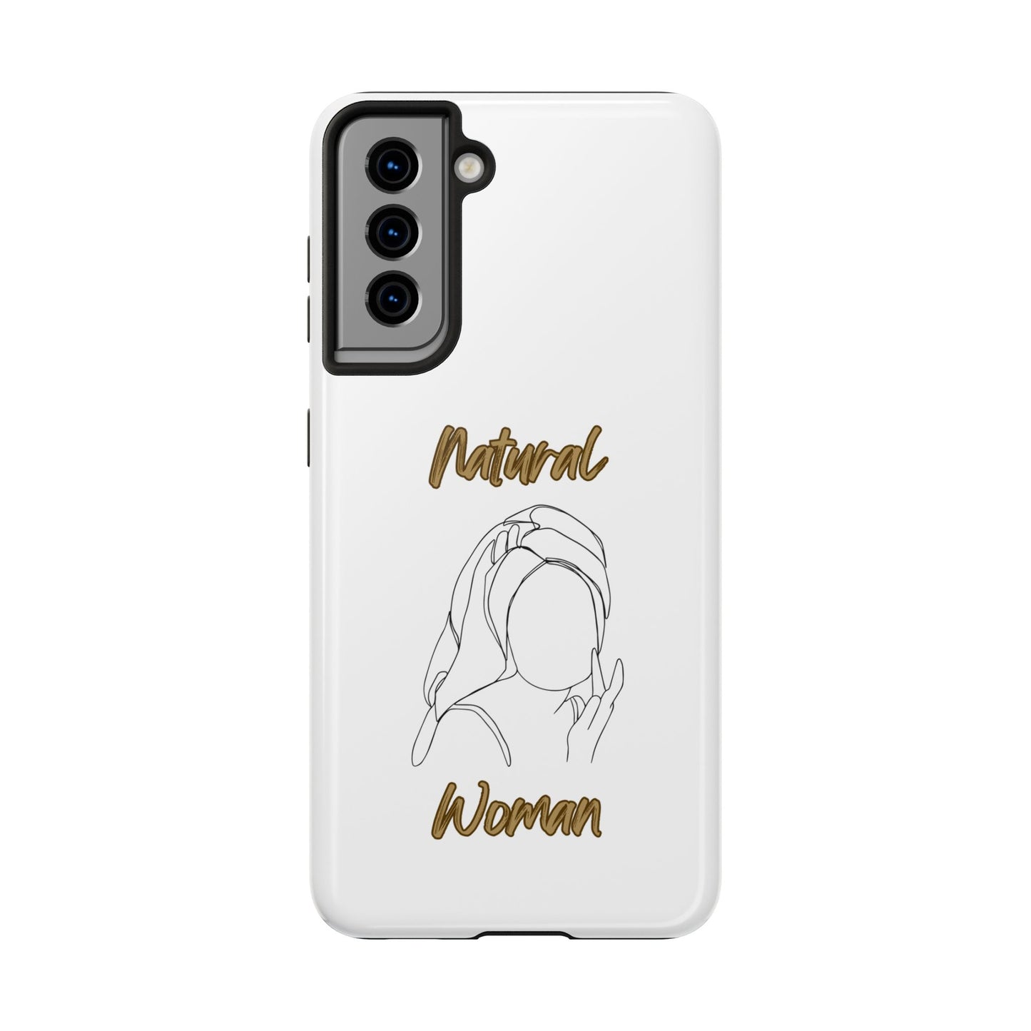 Natural Woman Towel Wrapped (BL)Tough Phone Cases WHITE