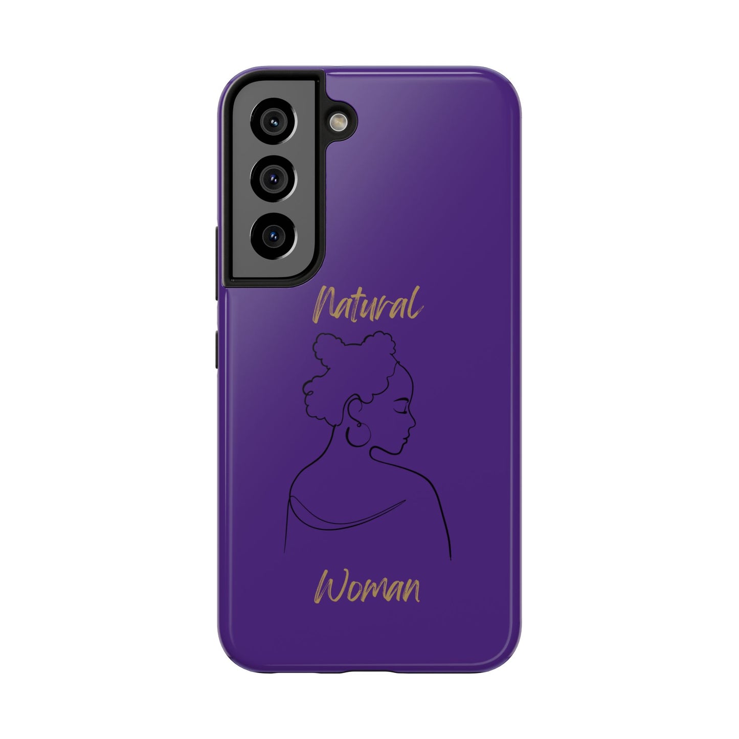 Natural Woman Twists (BL) Tough Phone Cases PURPLE