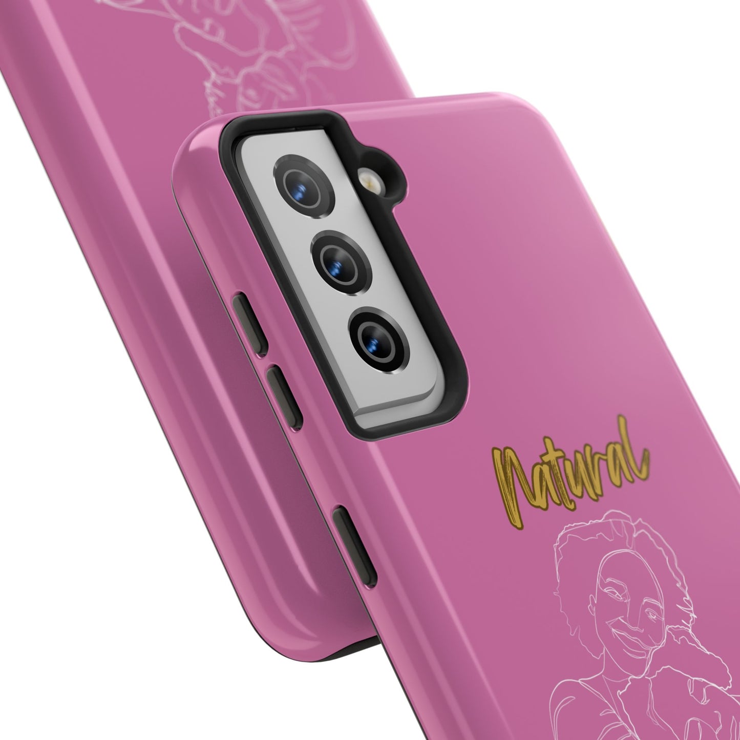 Natural Woman Loving Embrace (WL)Tough Phone Cases LIGHT PINK